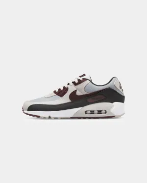 Nike Air Max 90 Wolf Grey/Burgundy Odor-resistant