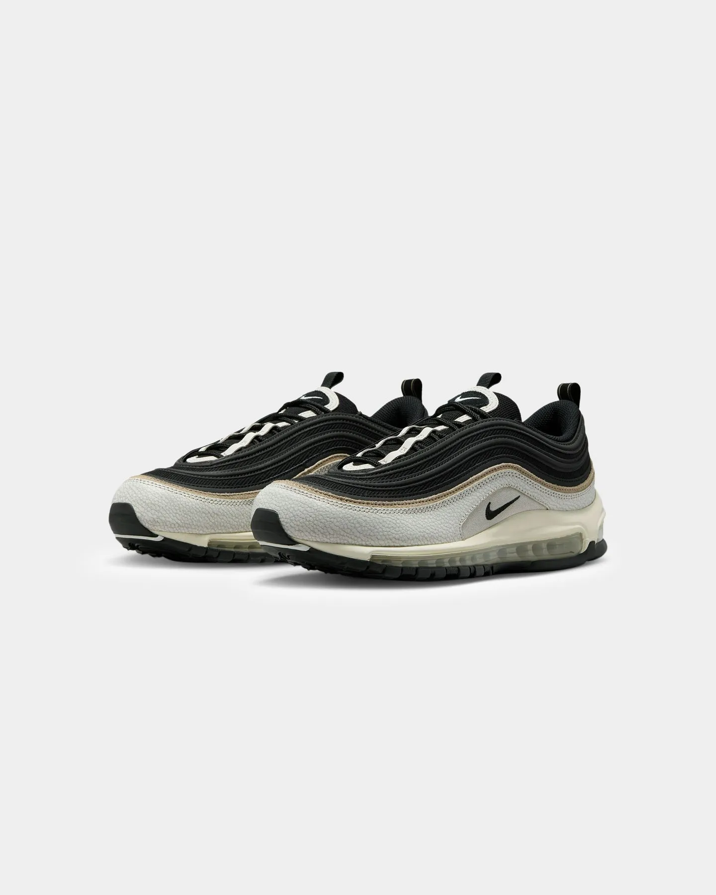 Nike Air Max 97 SE Light Bone Flex Groove Design Rockered Profile