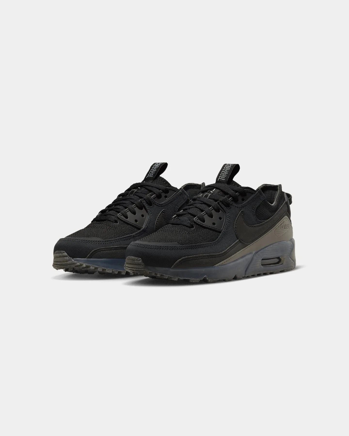 Adjustable Strap Closure synthetic - type Nike Air Max Terrascape 90 Black/Black-Black