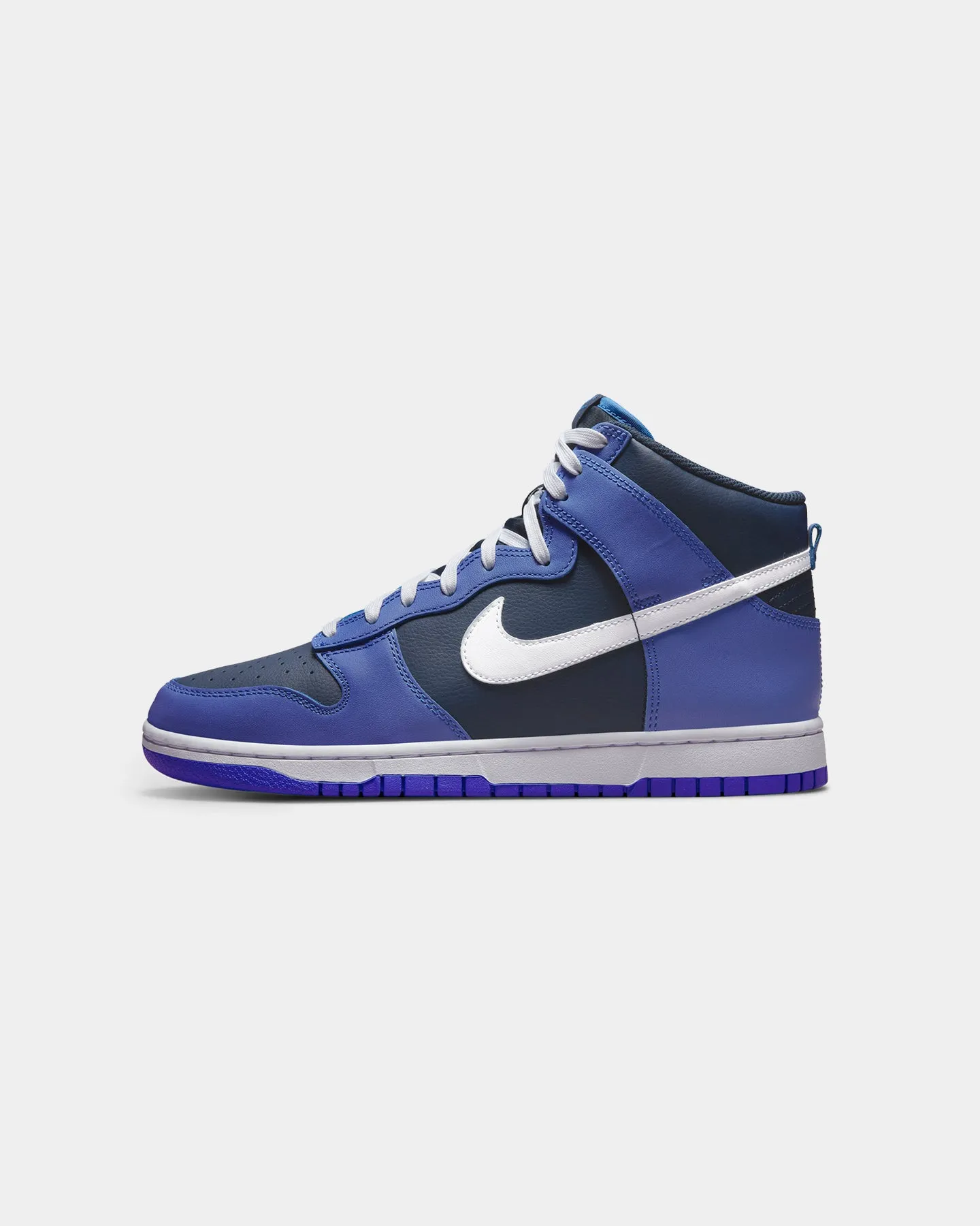 Natural Foot Shape Durable Stitching Techniques Nike Dunk Hi Retro "Obsidian" Medium Blue/White