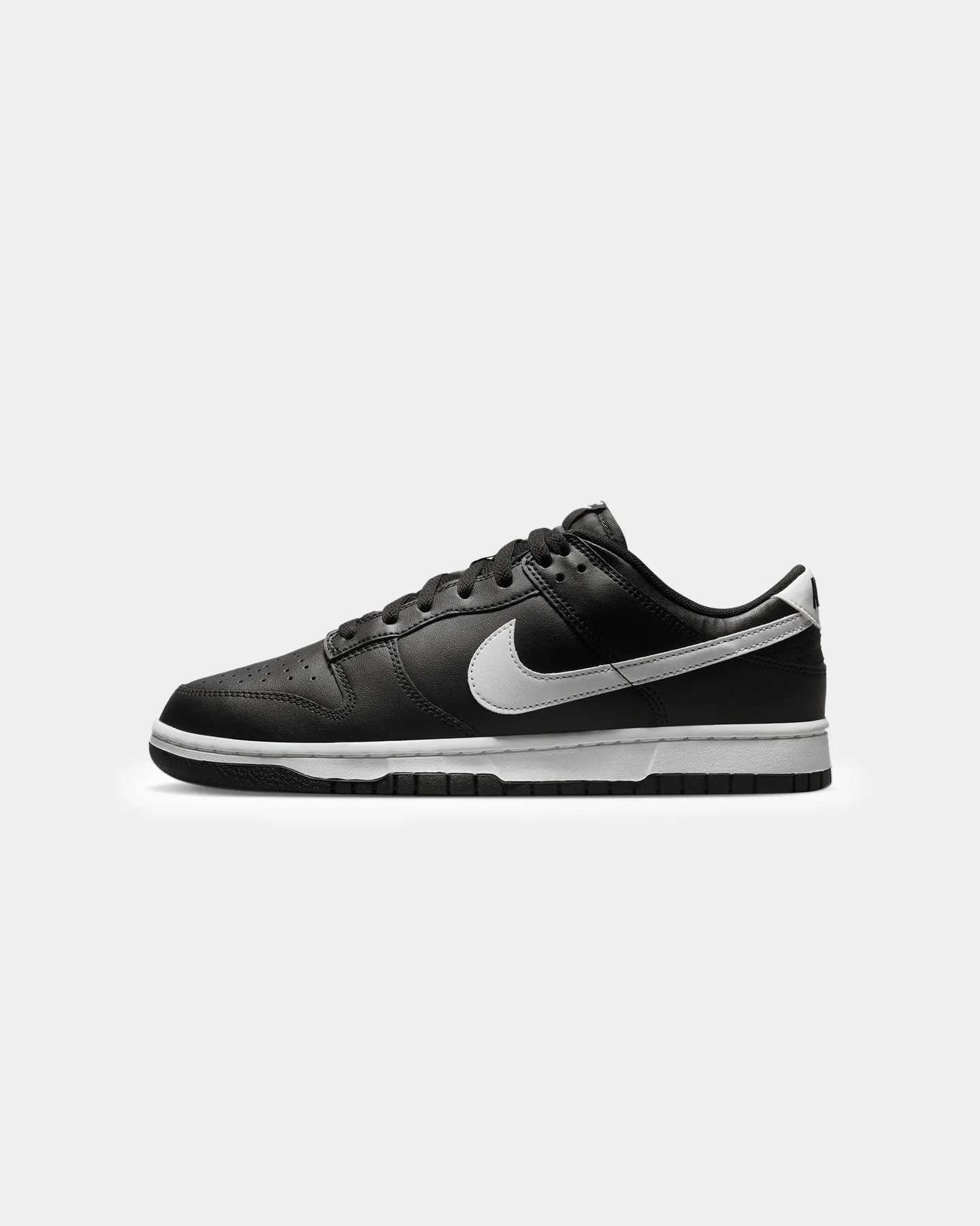 Durable flexibility adjustable - strap Nike Dunk Low Retro "Black Panda" Black/White