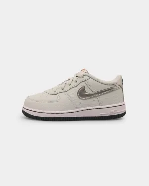 most indoor buckle - up style Nike Infants' Nike Force 1 Pure Platinum/Metallic