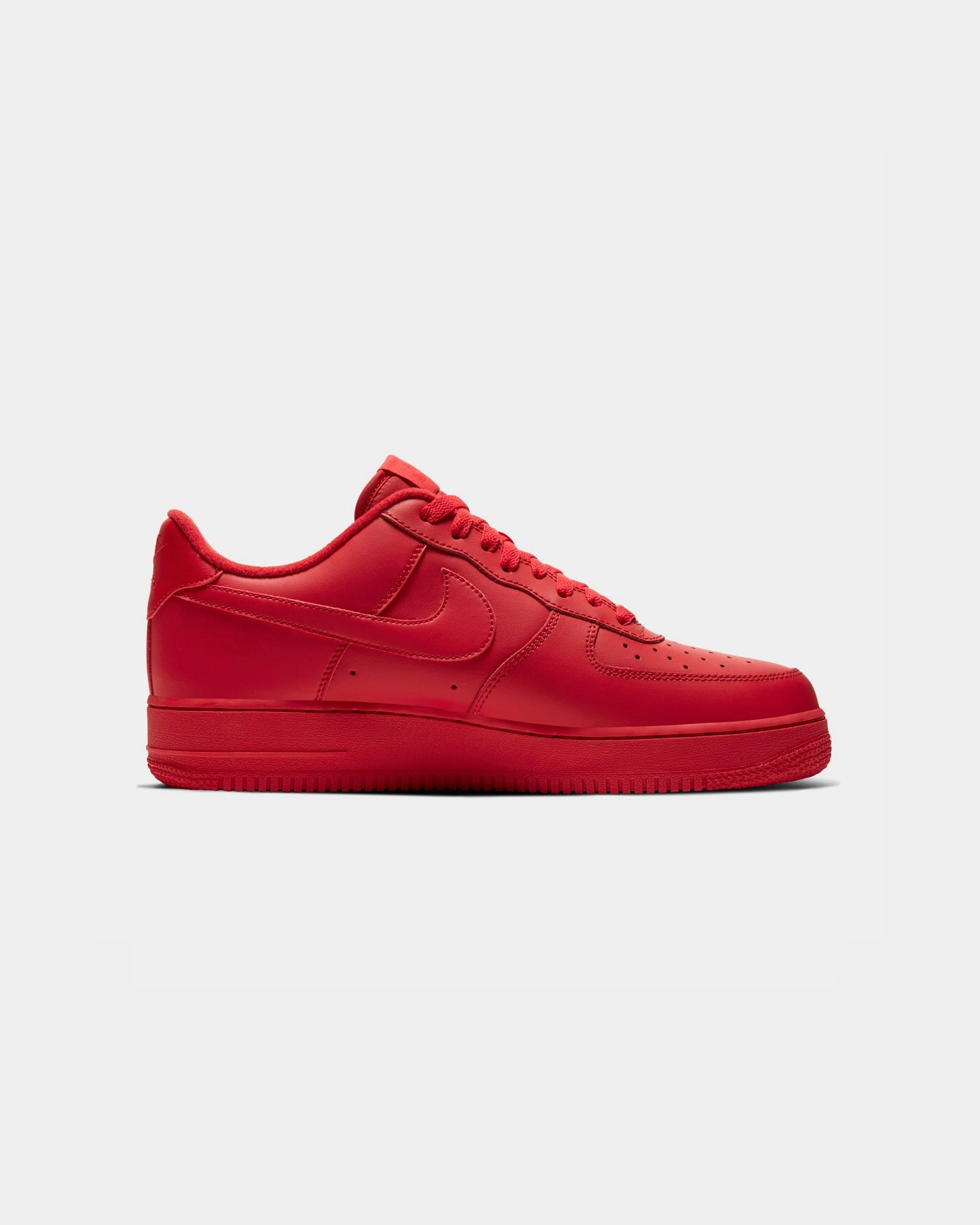 All Day Wear Comfort Lace-up Nike Air Force 1 '07 LV8 1 Red/Red/Black