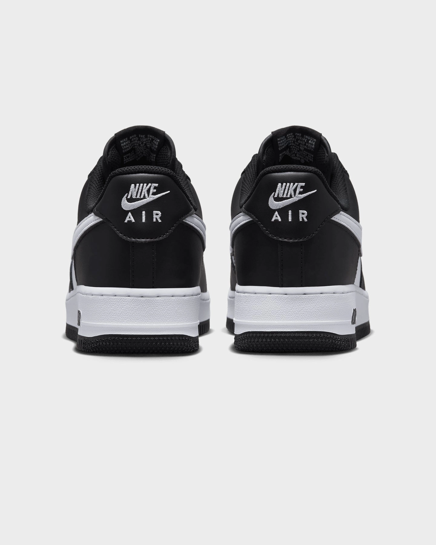 Nike Air Force 1 '07 "Panda" Black/White/Black Cozy Walking Shoes Trail Mood
