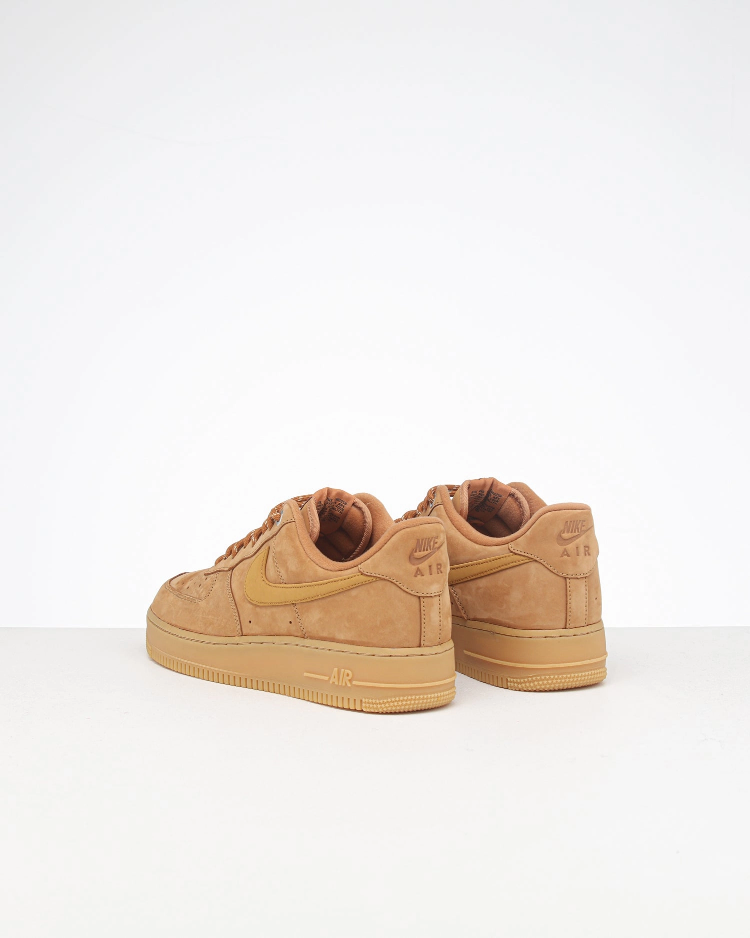 Slip-Free Shoes Soft Leather Nike Air Force 1 '07 WB Wheat/Gum