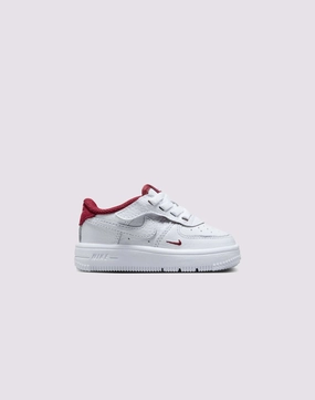 Nike Air Force 1 Low LV8 EasyOn Toddler Boys' "White/Team Red" Heat Sealed Reinforcement Vibration Damping Layer
