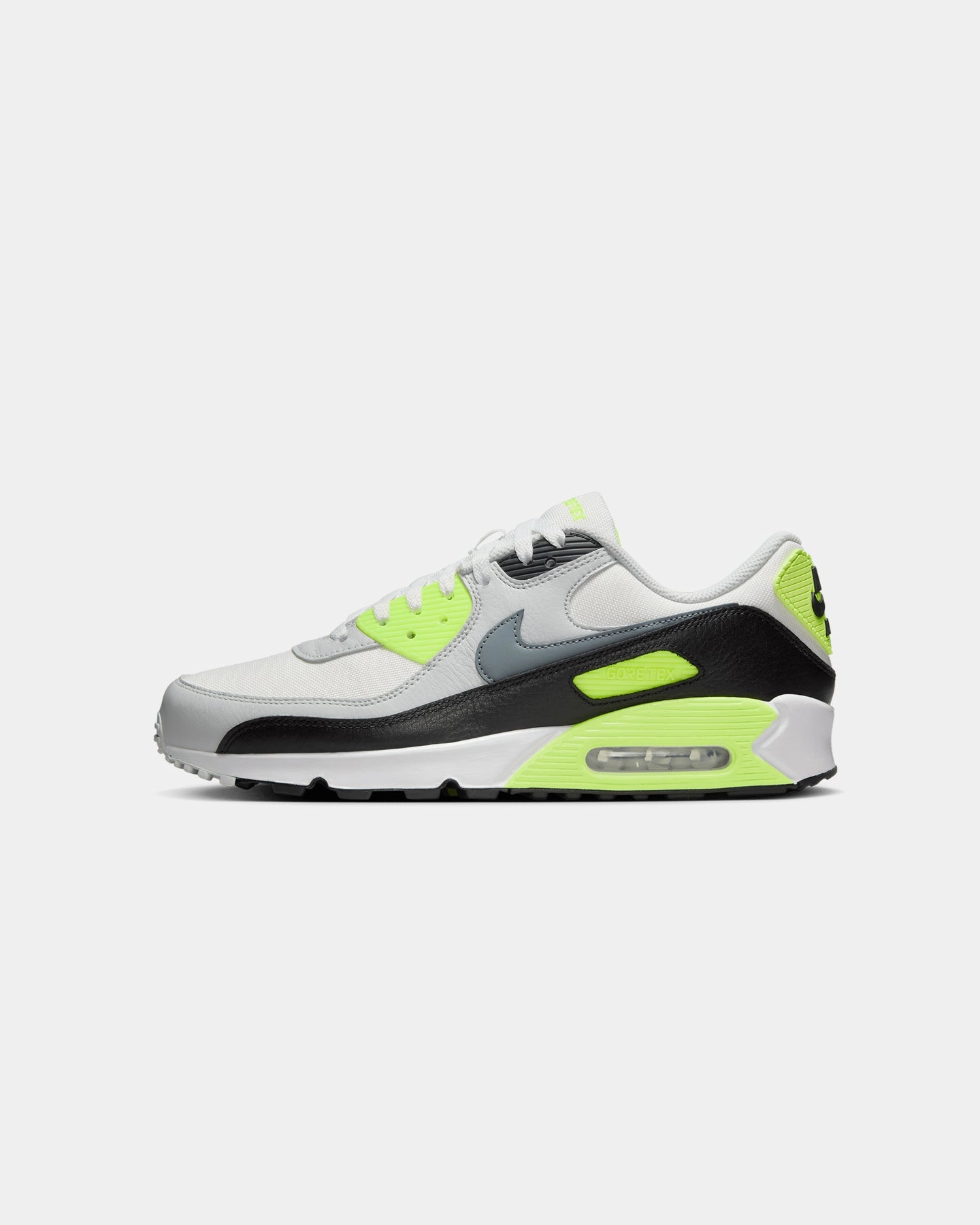 Nike Air Max 90 GORE-TEX "Volt" Summit White/Cool Grey-Volt Comfortable Design Press Look