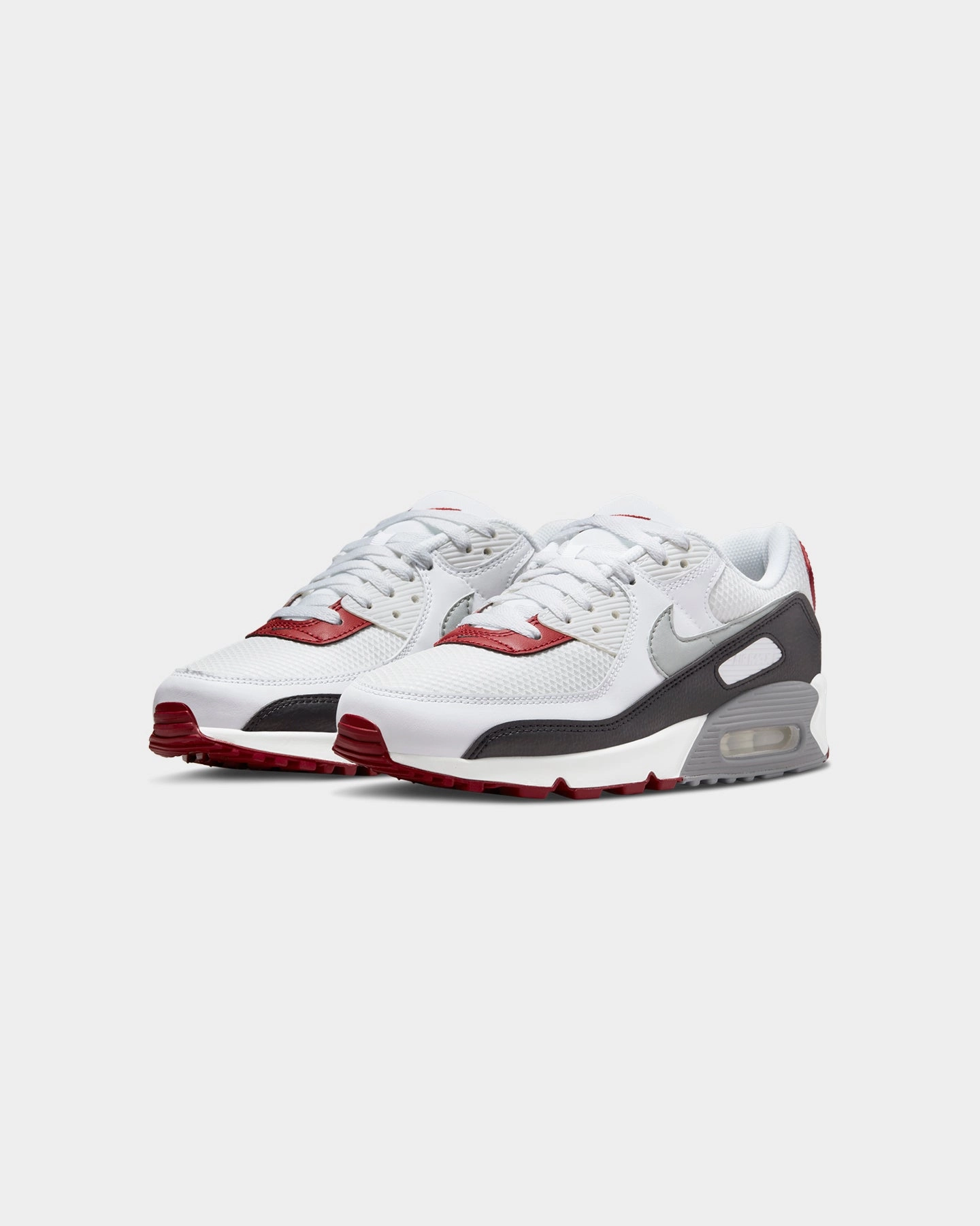 Flex grooves Nike Air Max 90 Photon Dust/Particle Grey/Varsity Red