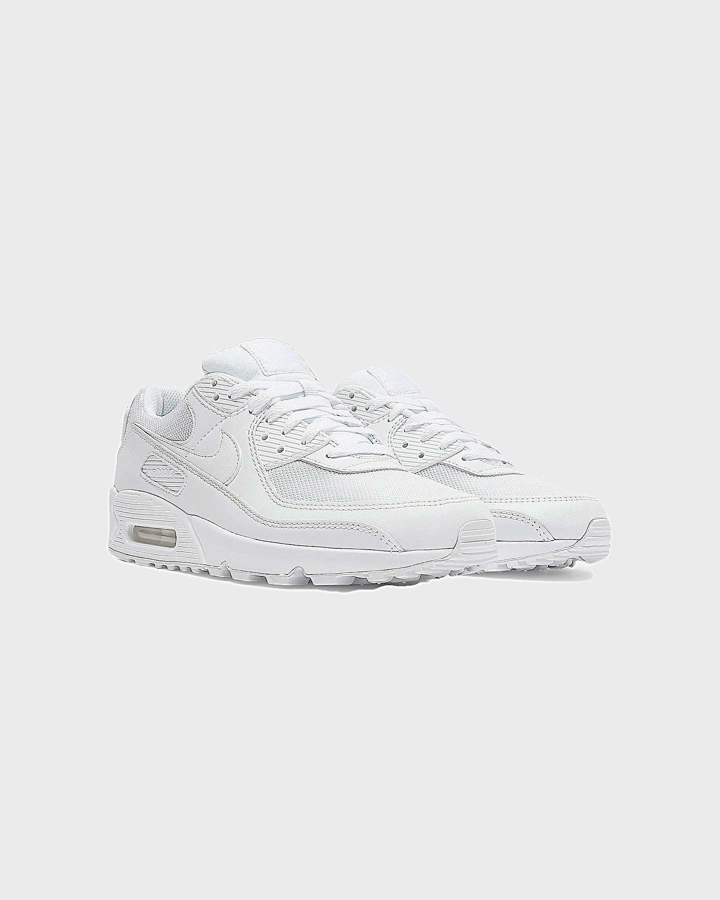 heel - cup - level Nike Air Max 90 White/White/Grey