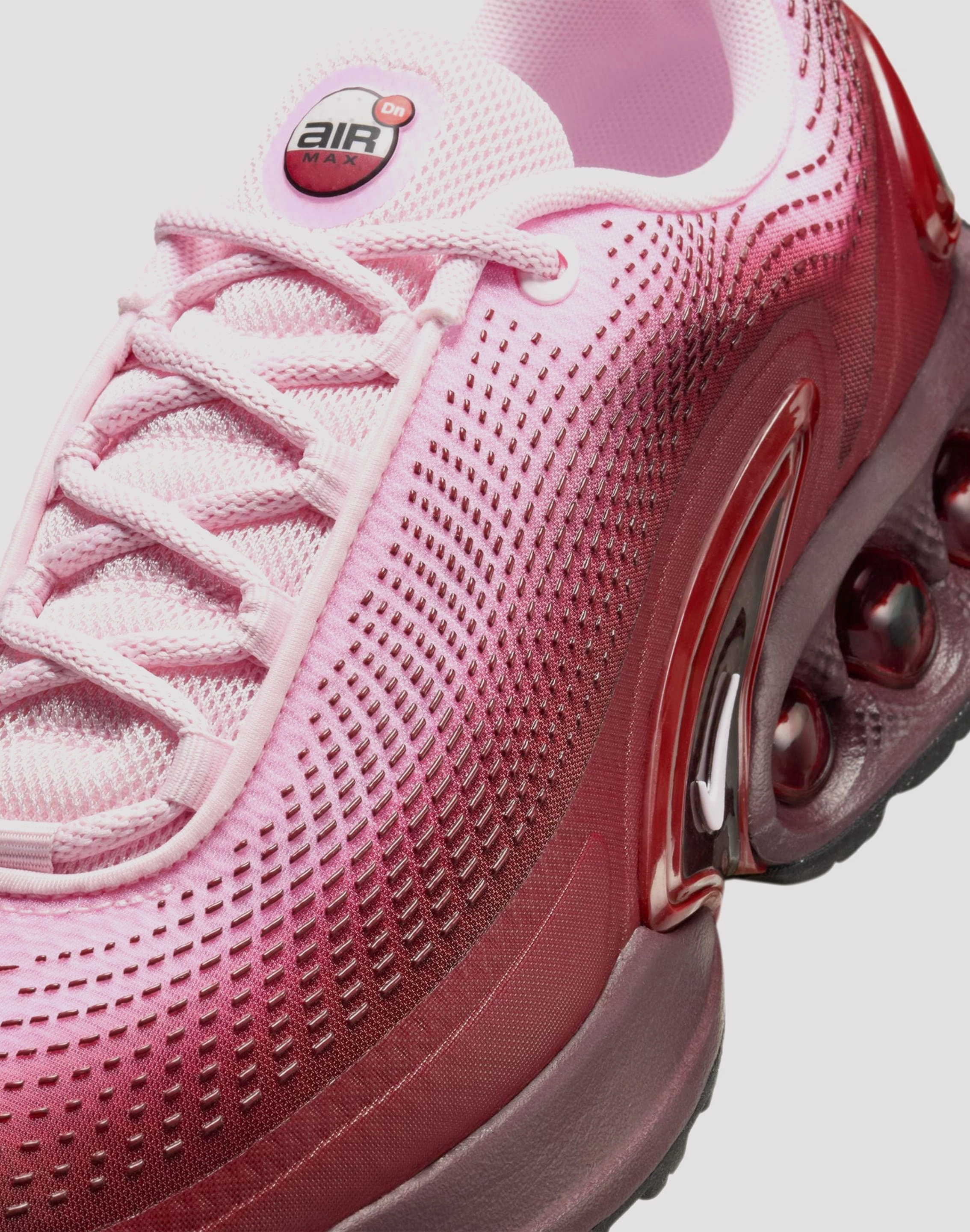 Nike Air Max Dn "Team Red/Pink Foam/Burgundy Crush/Black" Moisture Wicking Insole