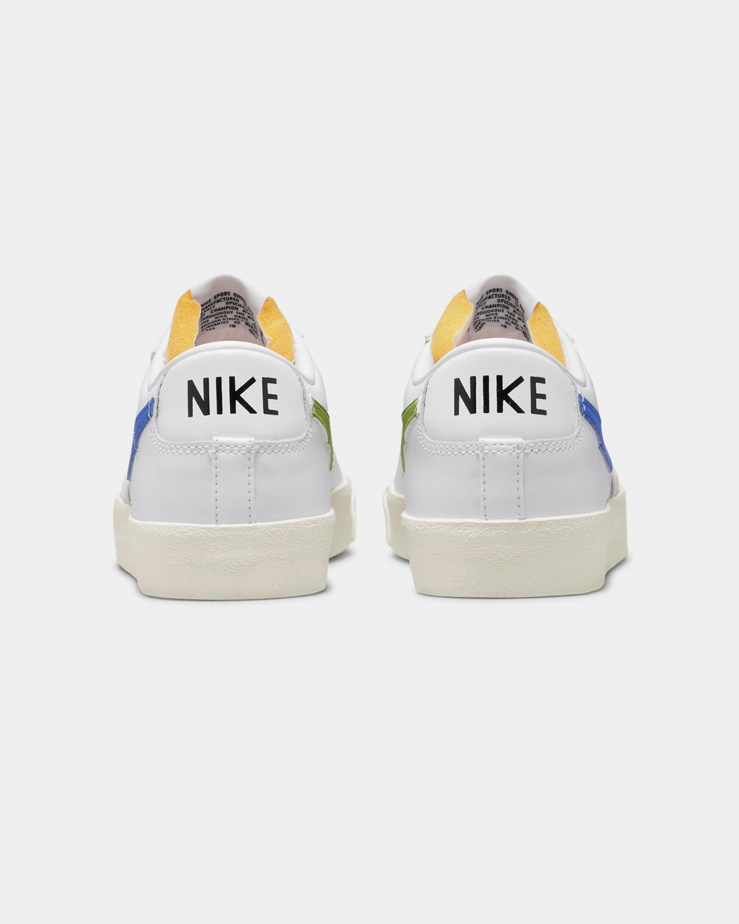 Ergonomic Footbed Shape Nike Blazer Low '77 Vintage White/Medium Blue