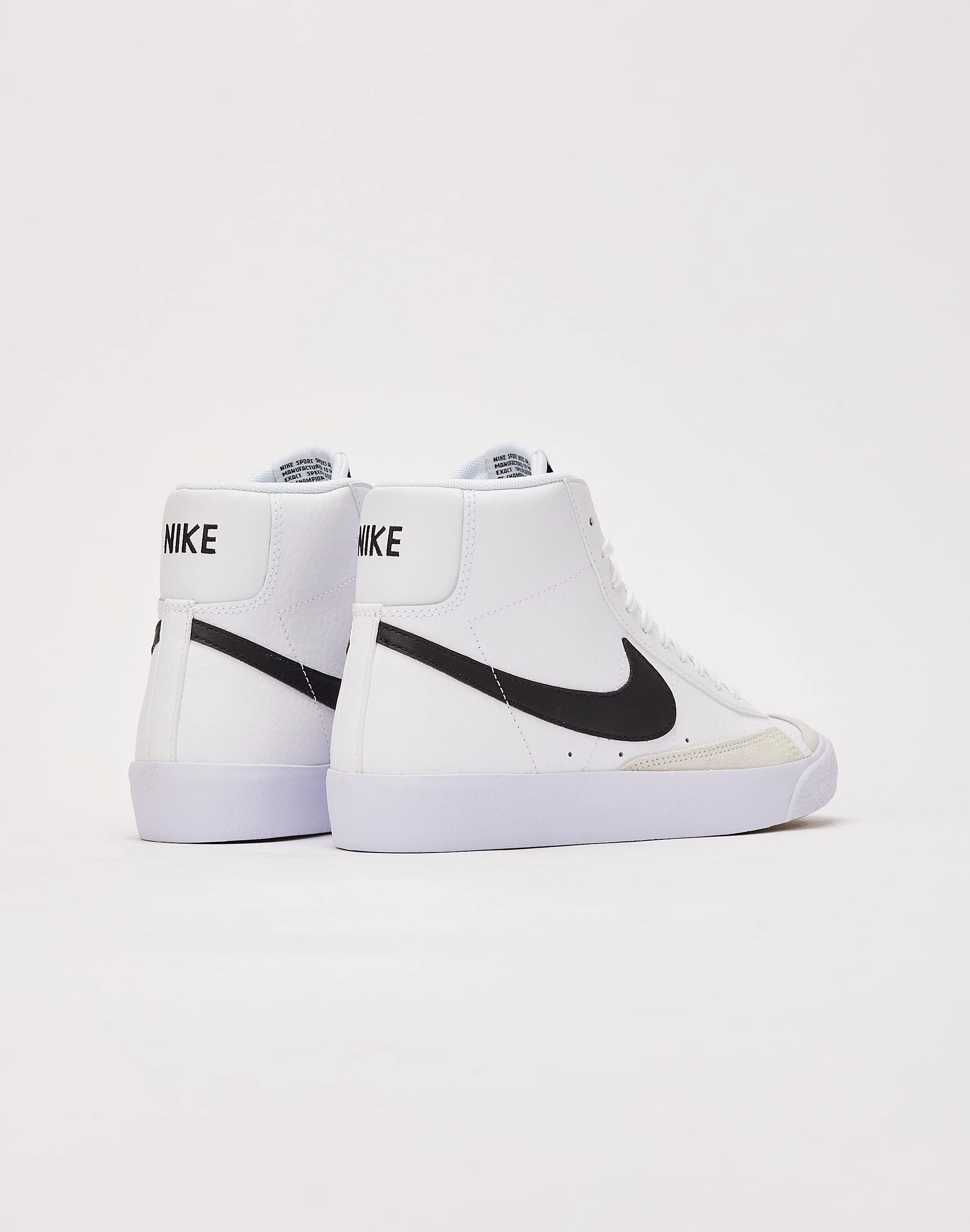 Elastic Gaiter Collar Lightweight Support Nike Blazer Mid '77 Grade-School