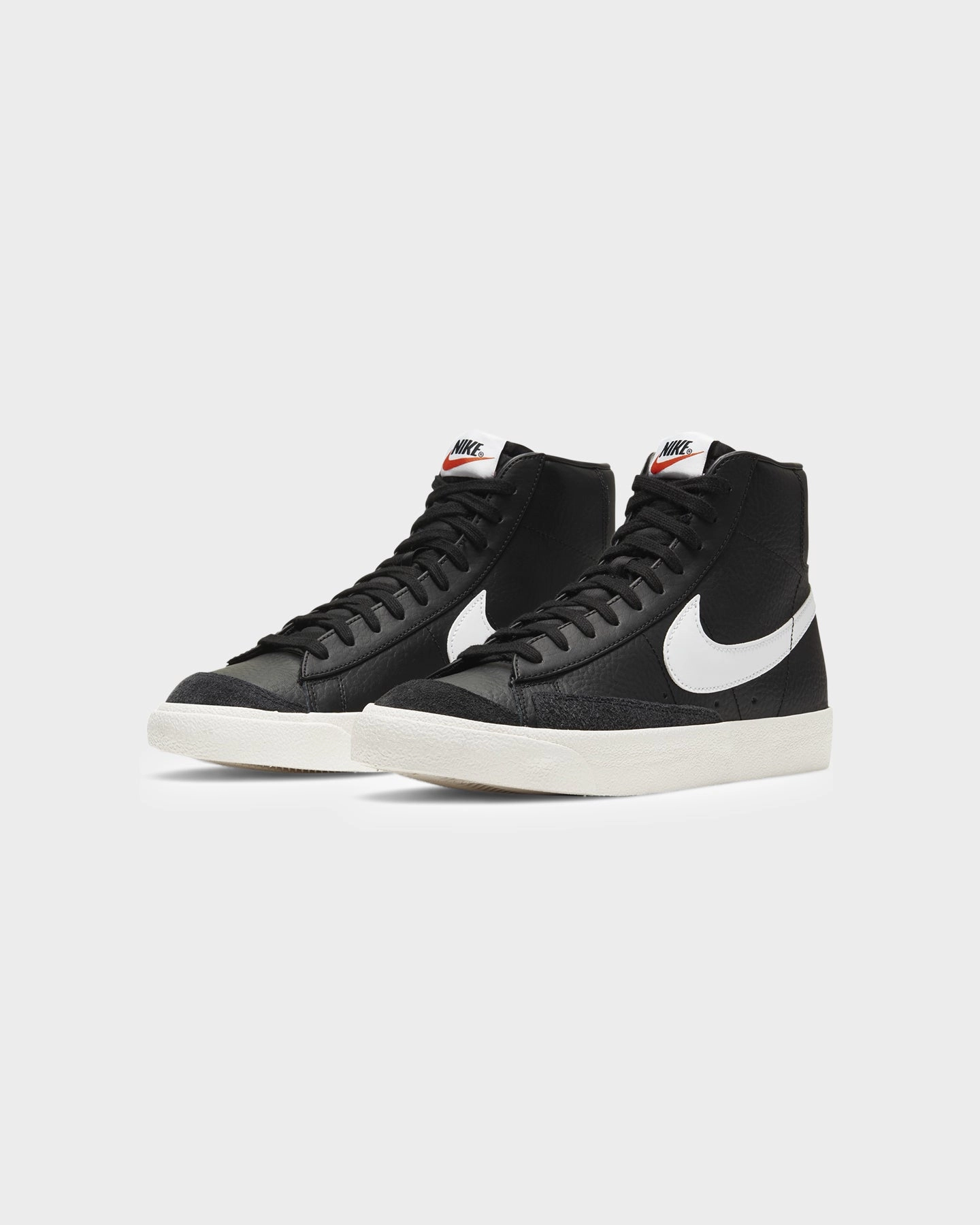 Nike Blazer Mid '77 Vintage Black/White-Sail formal wearers' dress shoes Energy Returning Foam