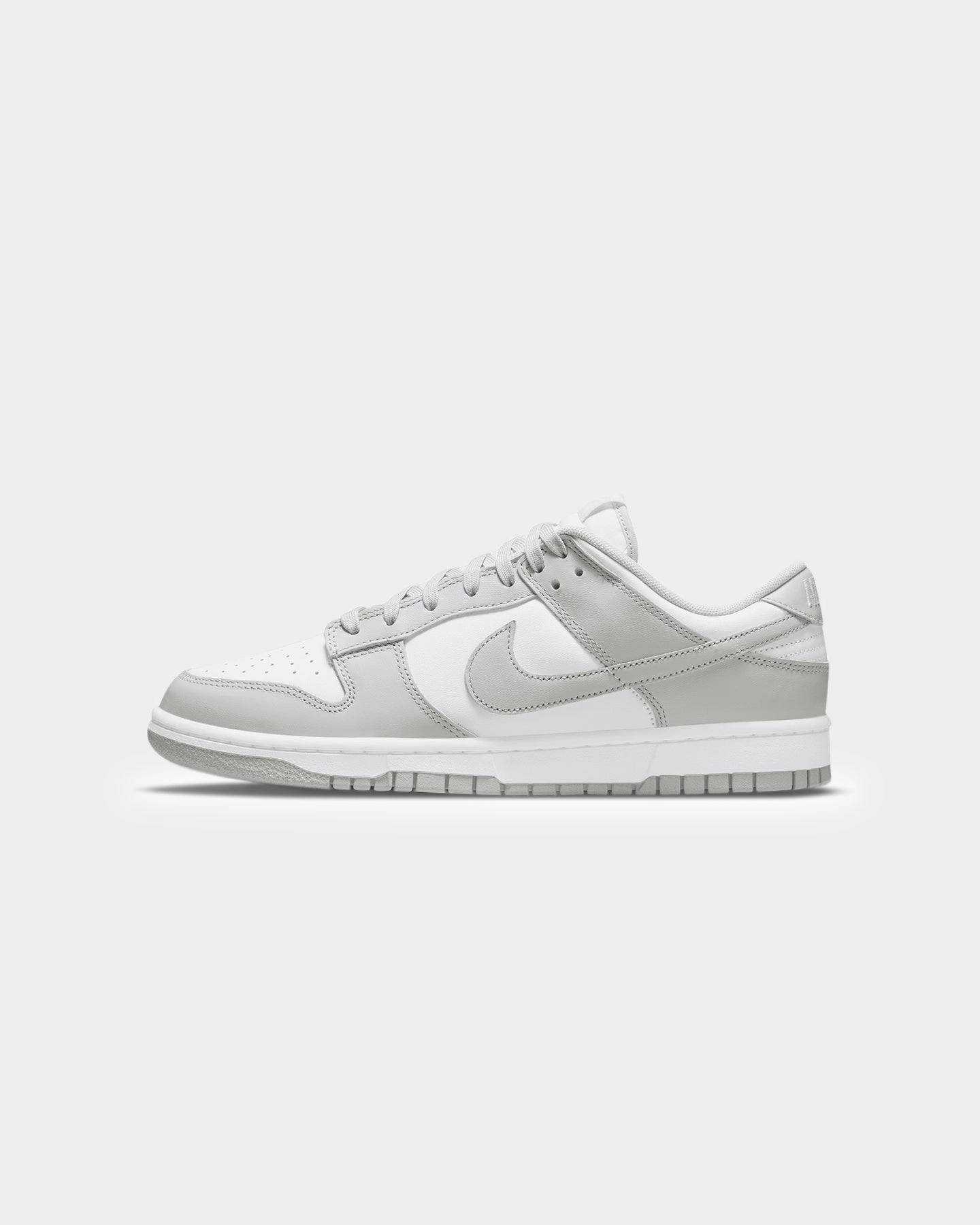 Press Mood kids wear Nike Dunk Low Retro "Grey Fog" White/Grey Fog