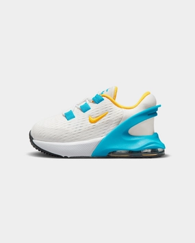 Iconic support Nike Infants' Air Max 270 GO (TD) Summit White/Laser Blue