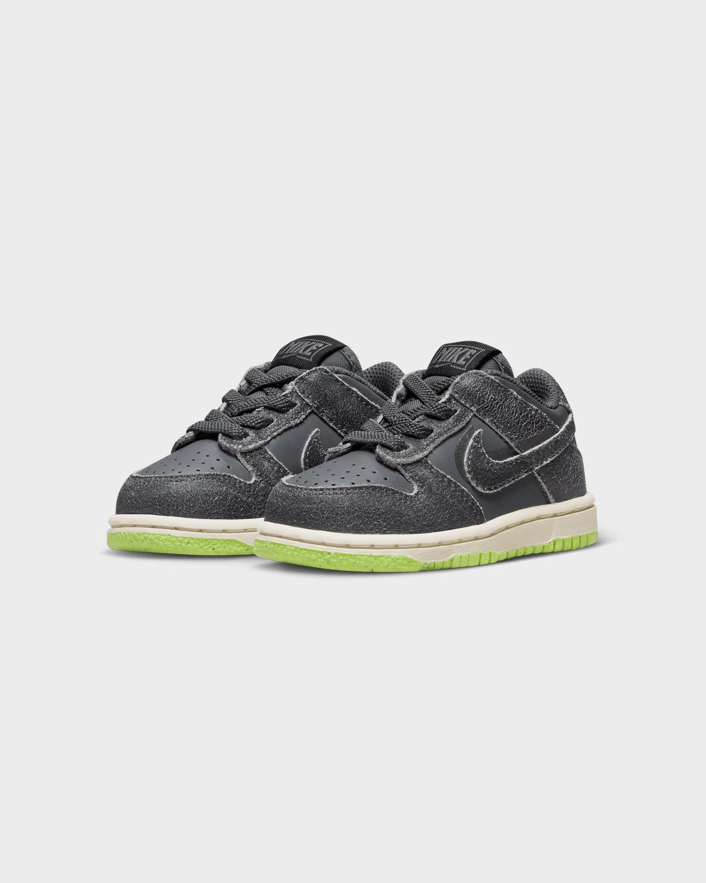 Nike Infants' Dunk Low SE Iron Grey/Phantom-Ghost Green Balance Sole Sustainable Sole Construction