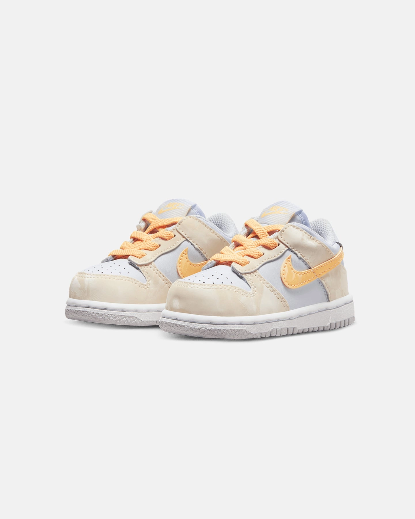 Nike Infants' Dunk Low (TD) Pale Ivory/Melon Tint/Football Grey Structured Feel