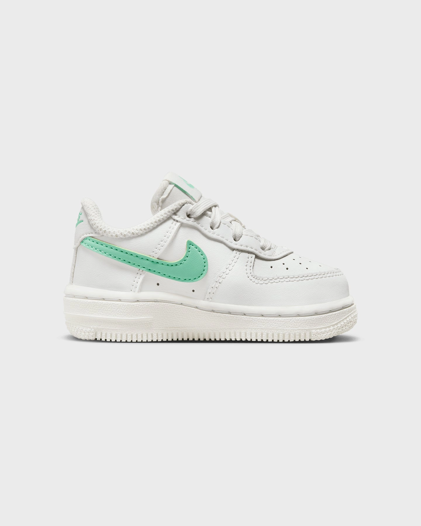 Nike Infants' Force 1 Low (TD) Summit White/Emerald Rise Trend-setting