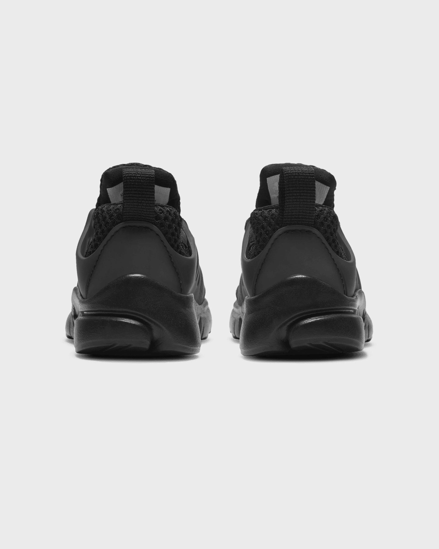Reflective accents Nike Infants' Little Presto Sneakers Black/Black-Black