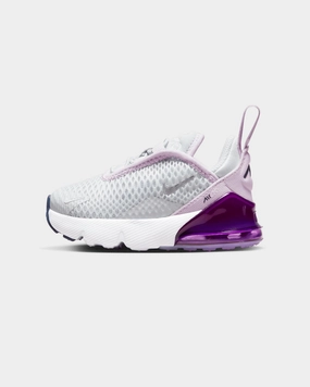 Compression Fit Lining Nike Infants' Nike Air Max 270 Pure Platinum/Metallic-Purple