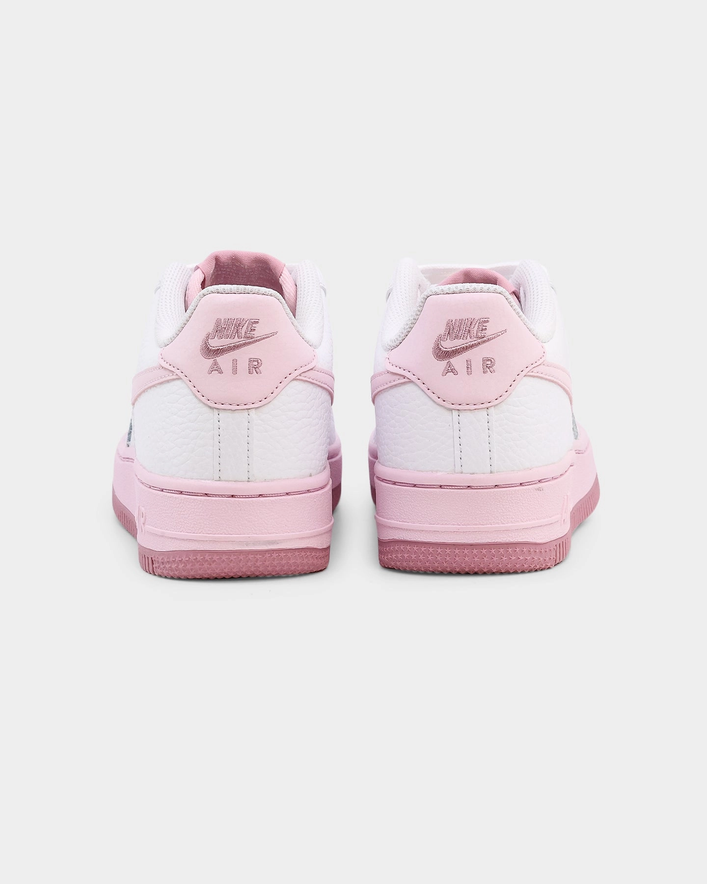 Nike Kid's Air Force 1 (GS) White/Pink Foam Ultra Lightweight Frame