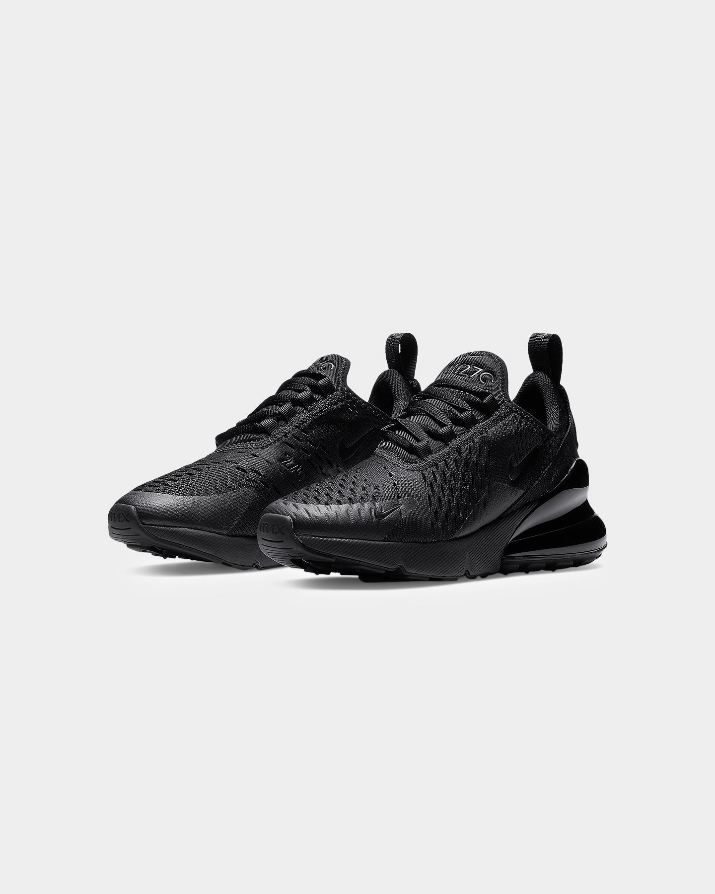 Shock Diffusion Midsole Nike Kid's Air Max 270 (GS) Black/Black