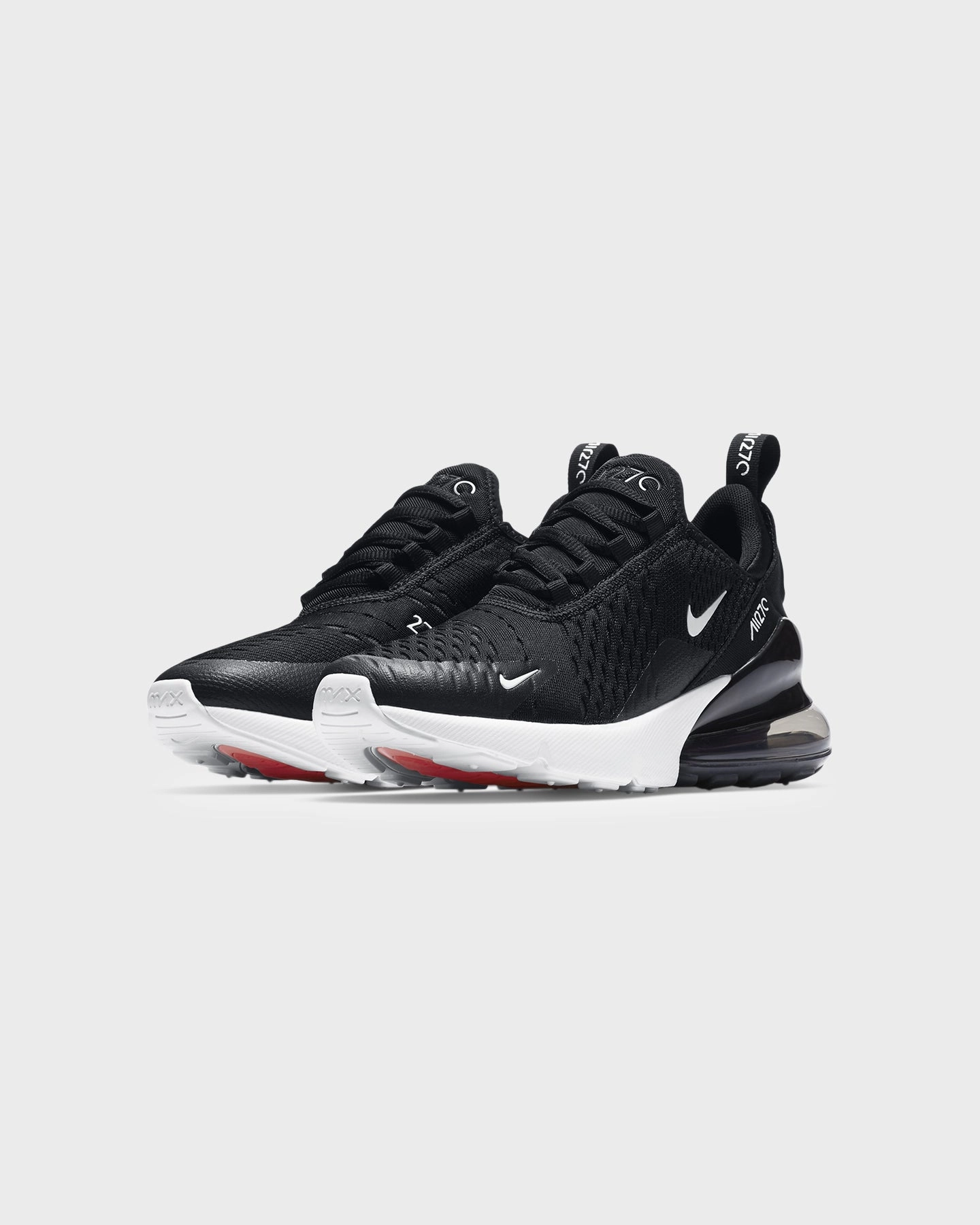 Nike Kid's Air Max 270 (GS) Black/White Comfortable Walk