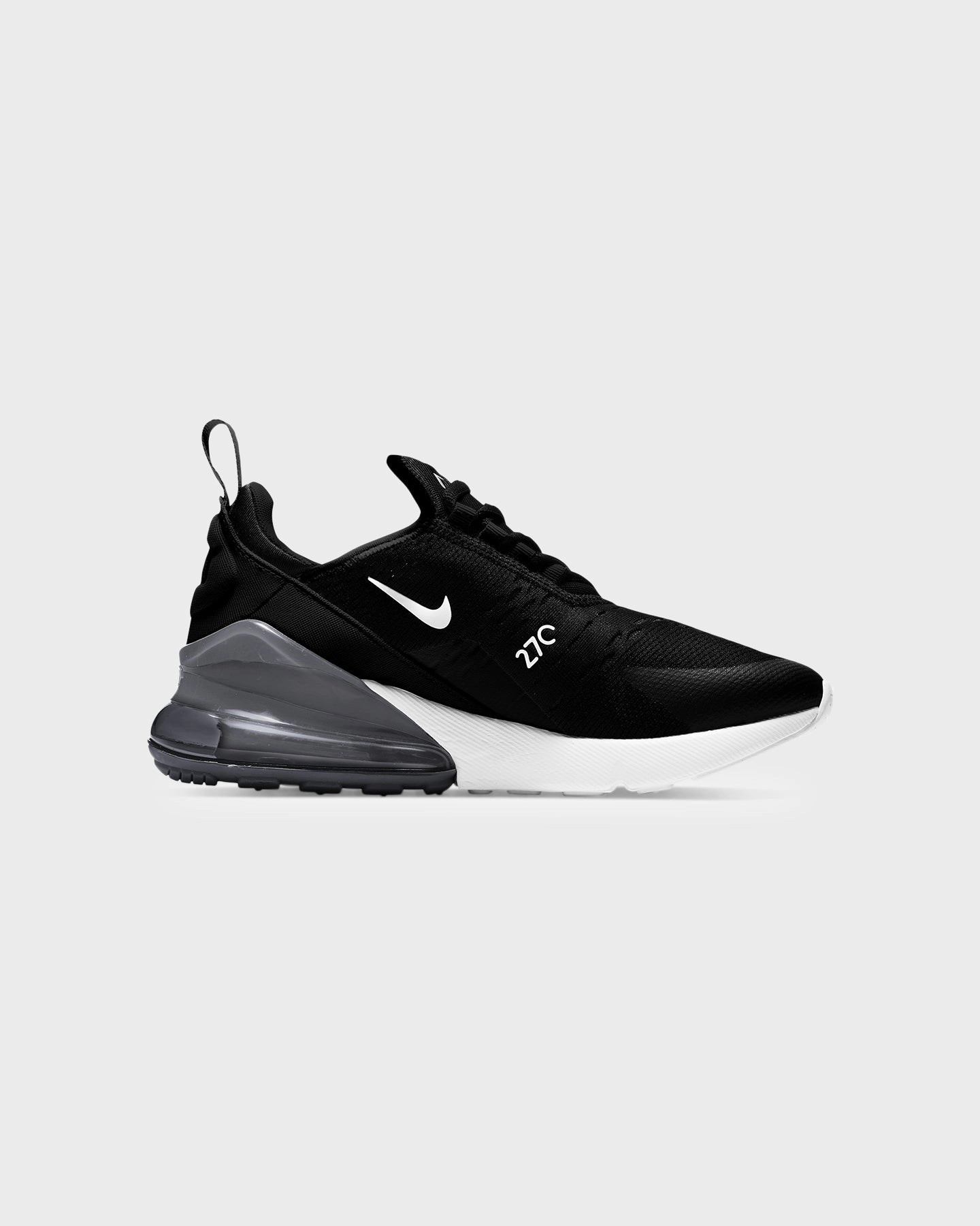 Durable Frame Aerated Insole Nike Kid's Air Max 270 (GS) Black/White