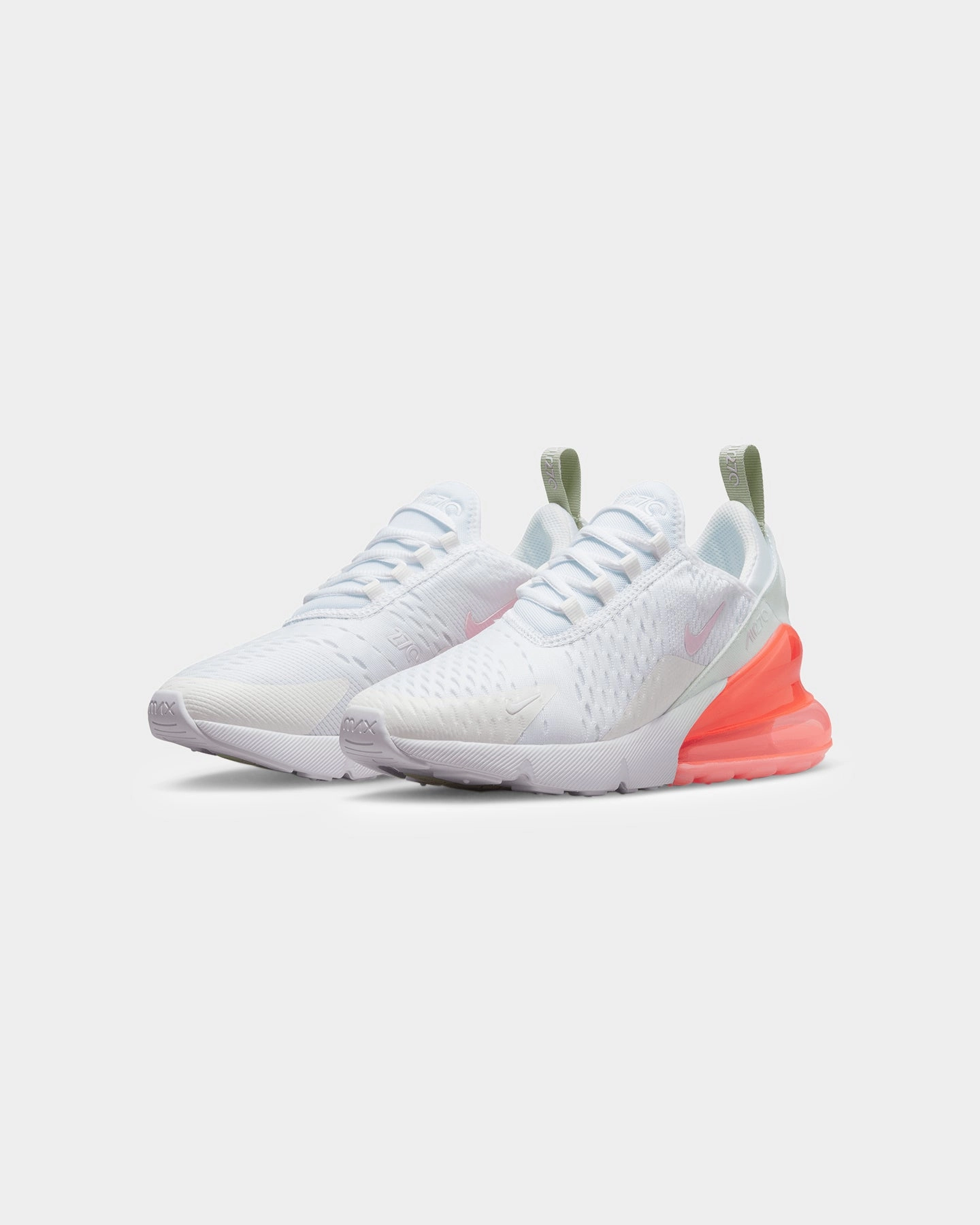Back friendly Comfortable Sole Nike Kid's Air Max 270 (GS) White/Pink Foam