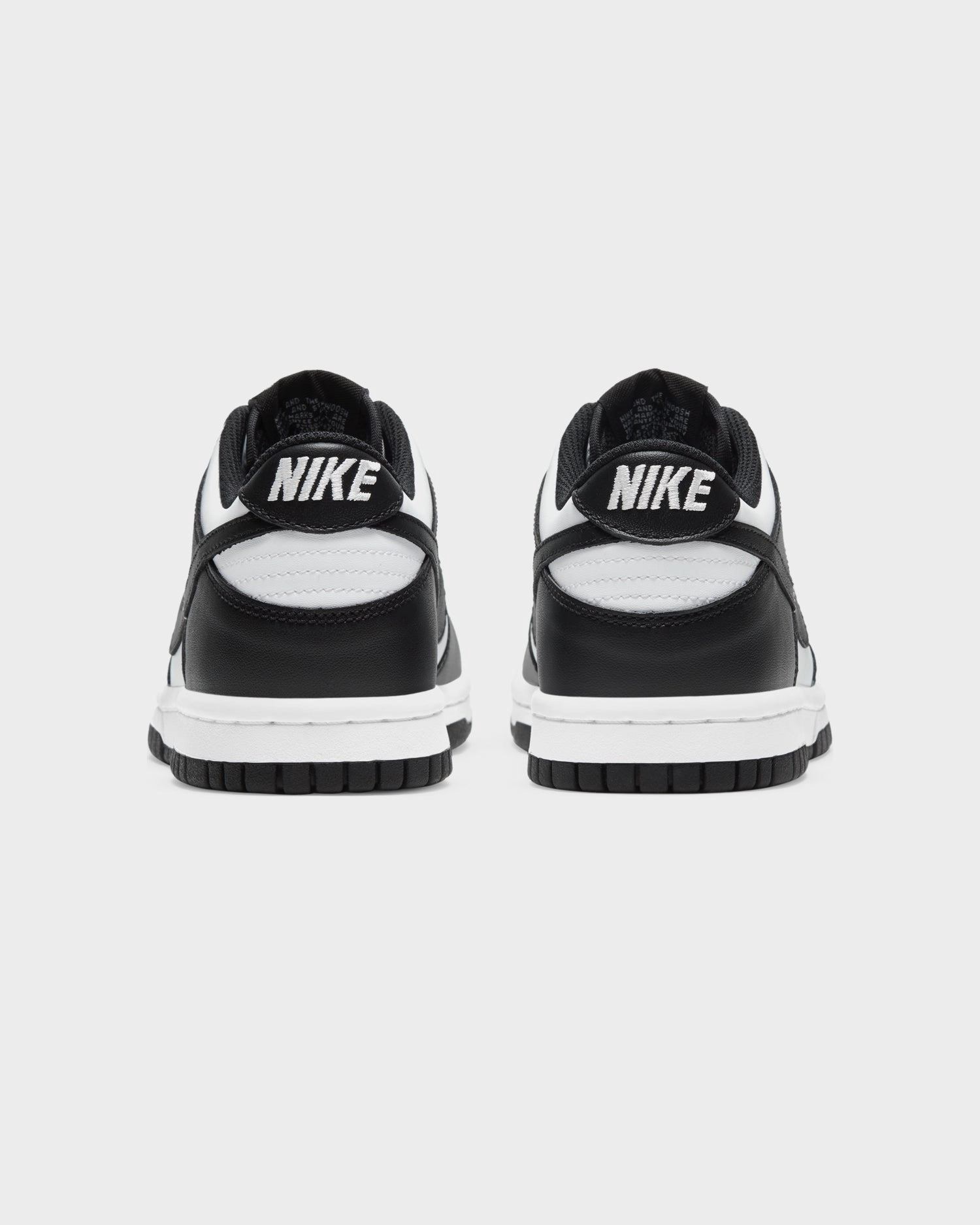 Shock Dispersing Outsole Nike Kid's Dunk Low "Panda" (GS) White/Black