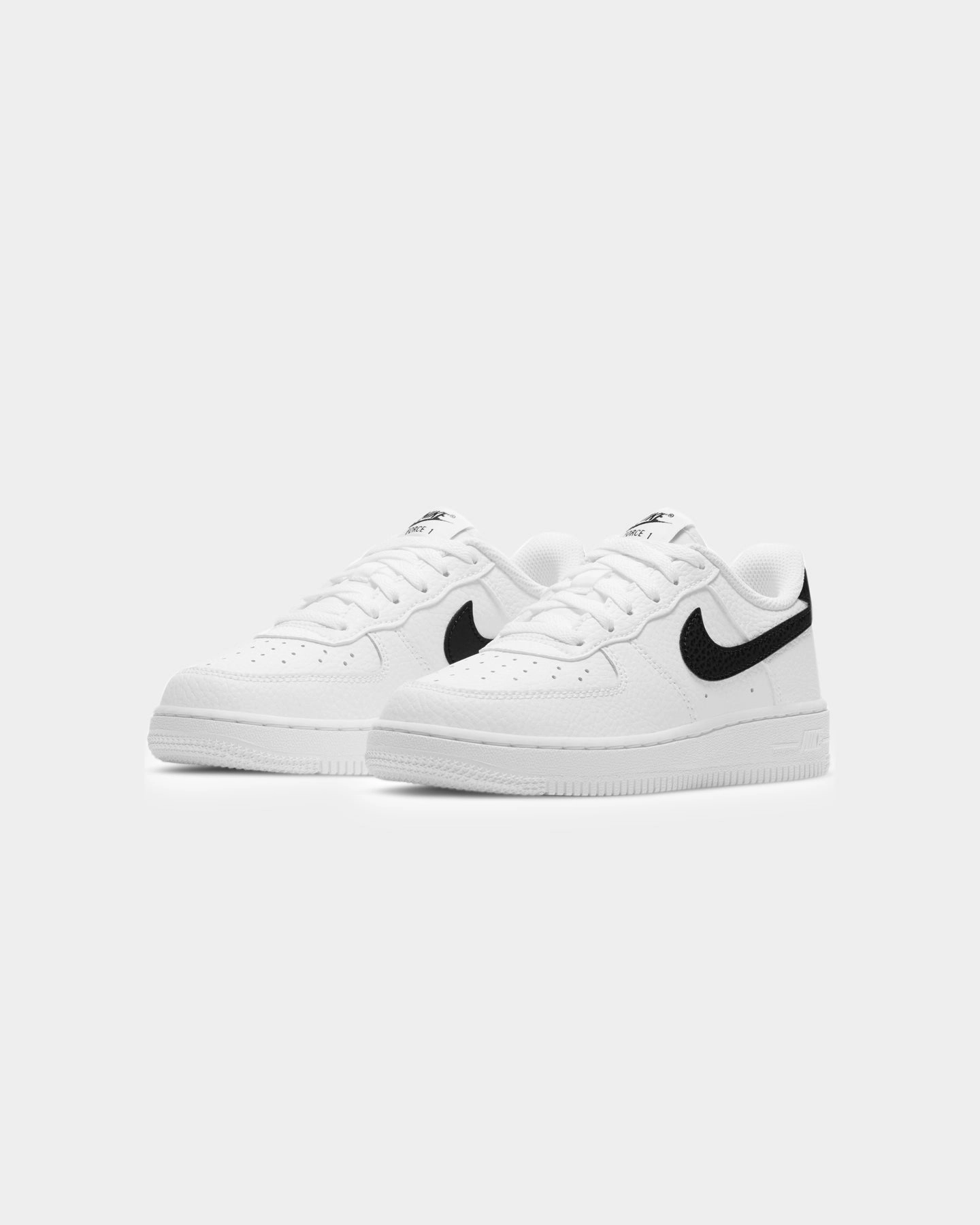 Nike Kids' Air Force 1 (GS) White/Black Sneaker Care Comfort Synthetic