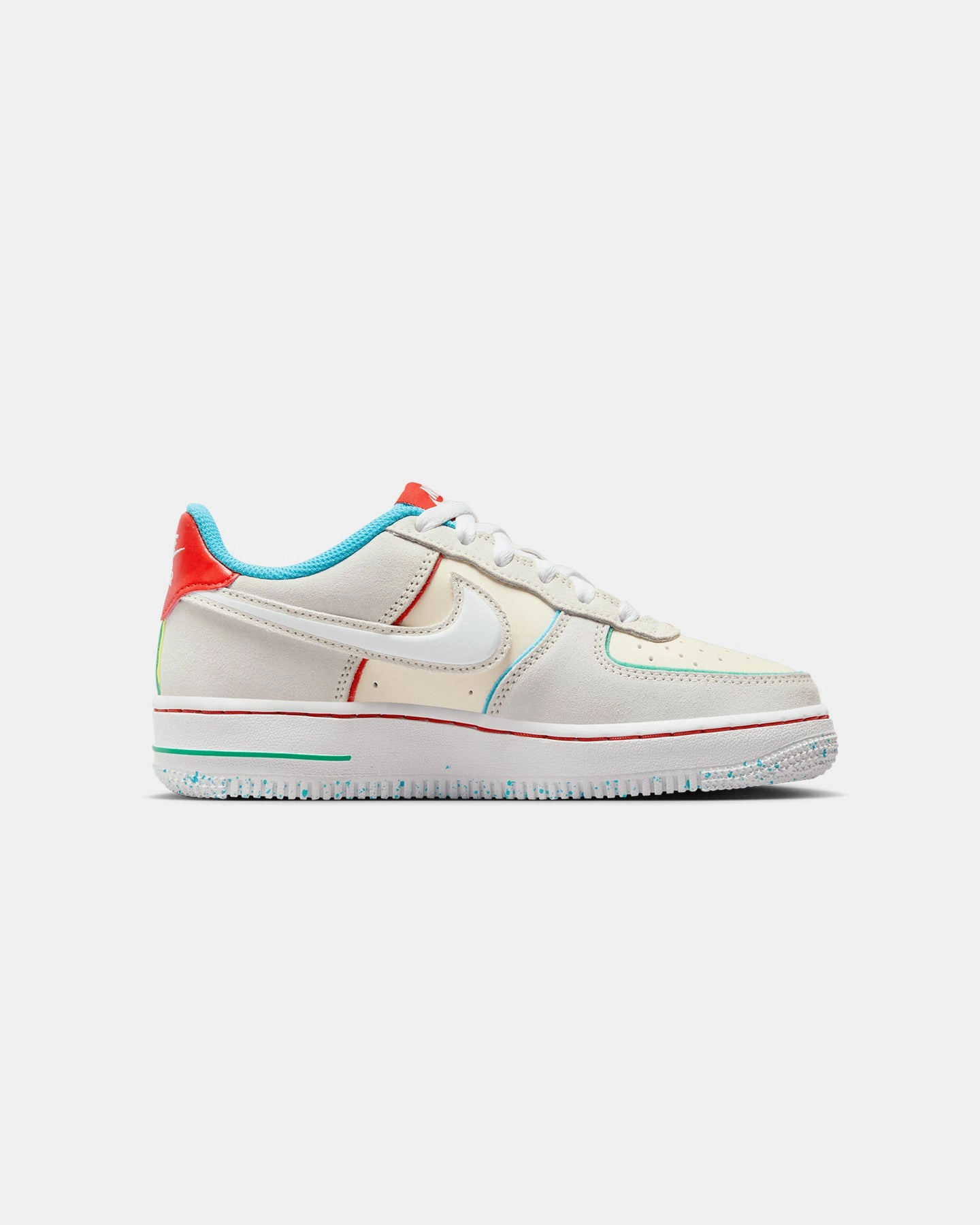 Nike Kids' Air Force 1 LV8 2 BG HD "Holiday Cookies" (GS) Pale Ivory/White All-day breathability