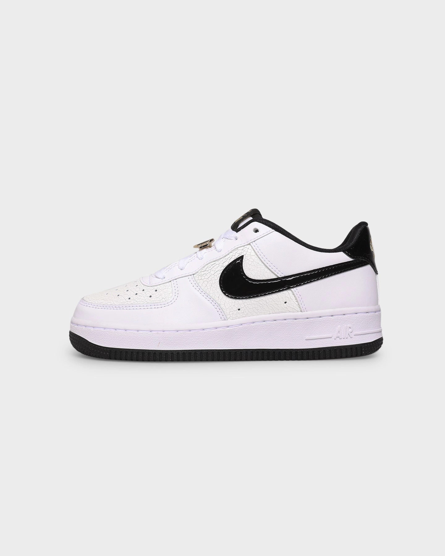 Enhanced Lateral Support Tear Resistant Fabric Nike Kids' Air Force 1 LV8 (GS) White/Black