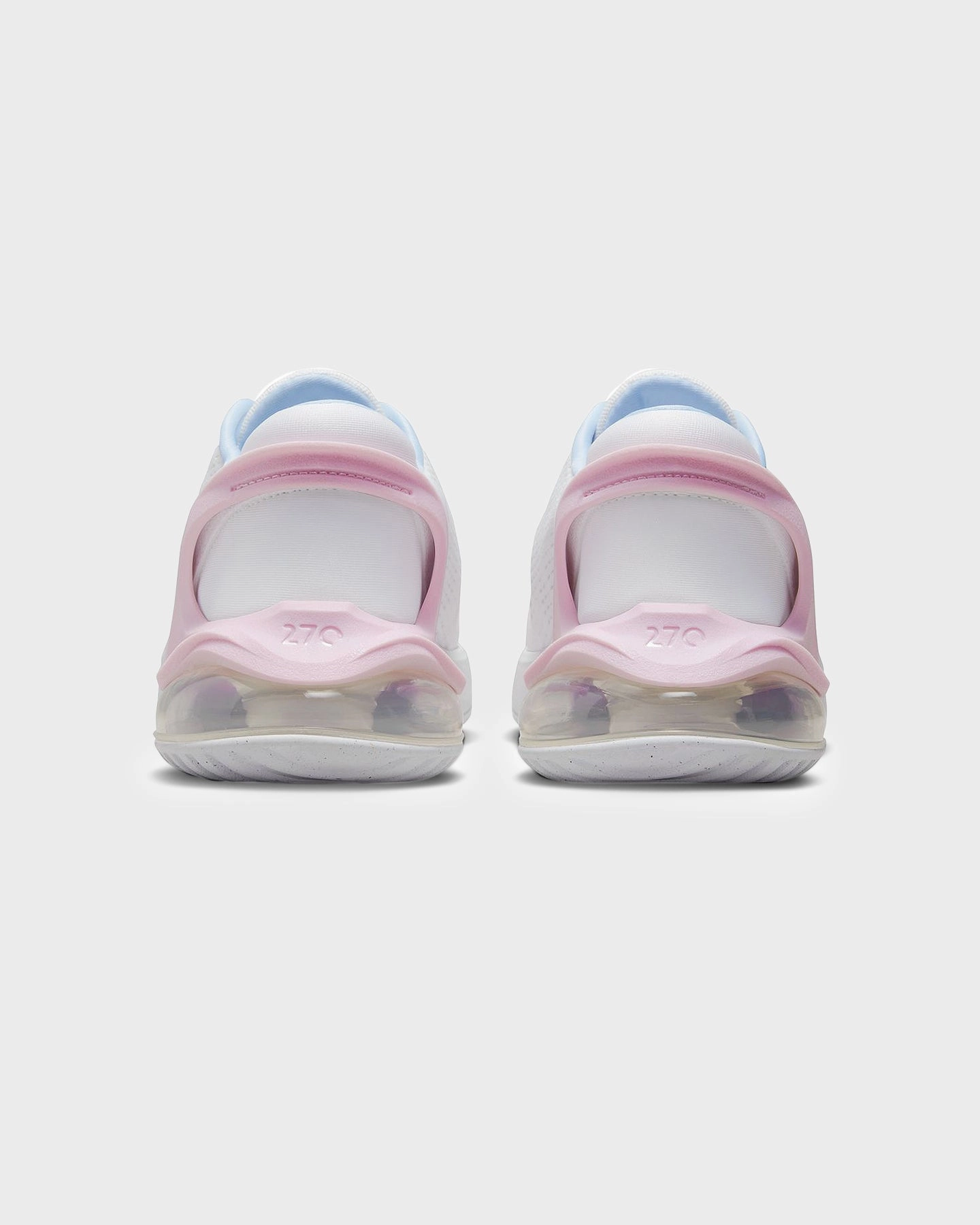 Iconic Ease Nike Kids' Air Max 270 GO (GS) Summit White/Cosmic Fuschia-Cobalt Bliss