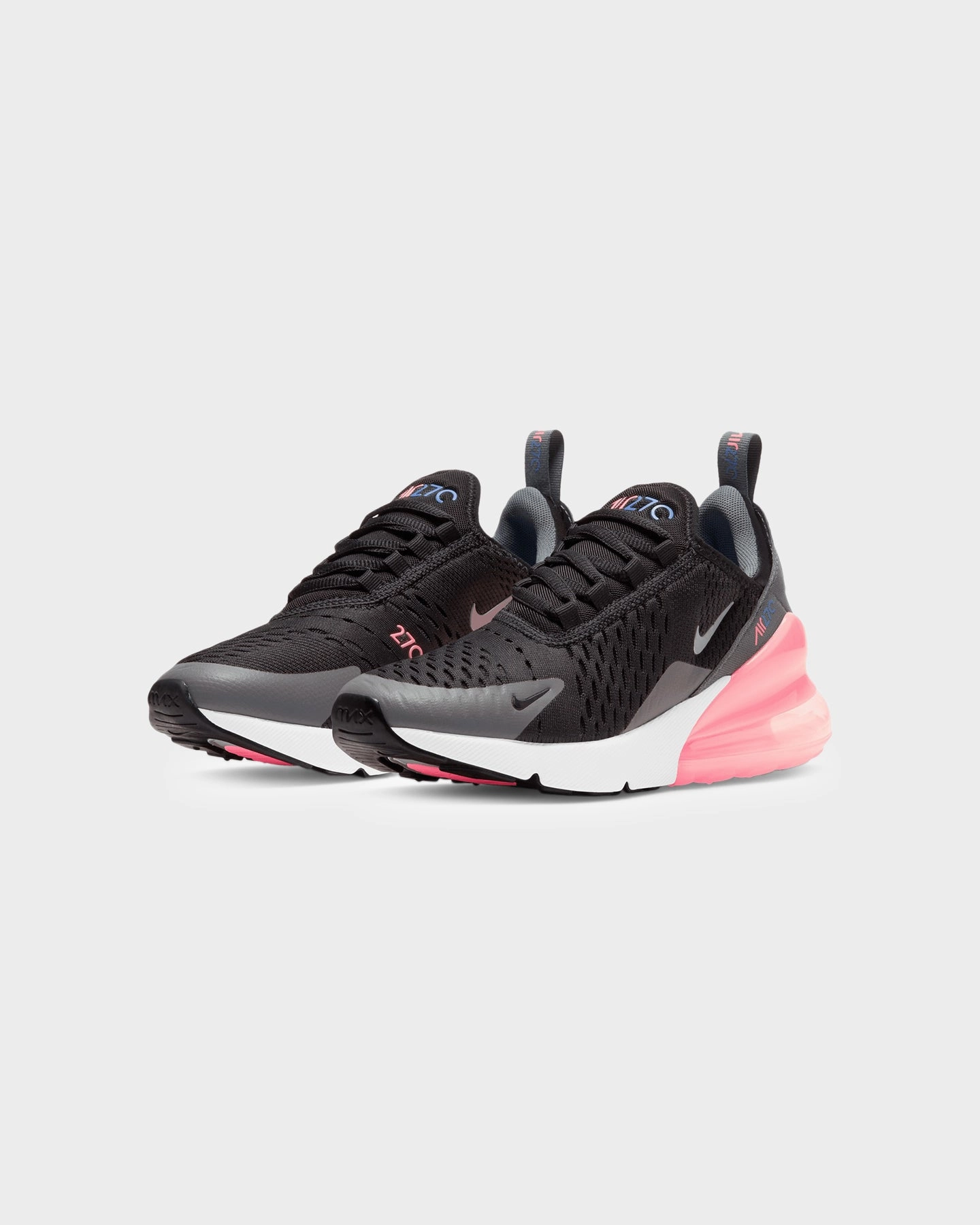 Speedy Fit Shock Absorption Technology Nike Kids' Air Max 270 (GS) Black/Metallic