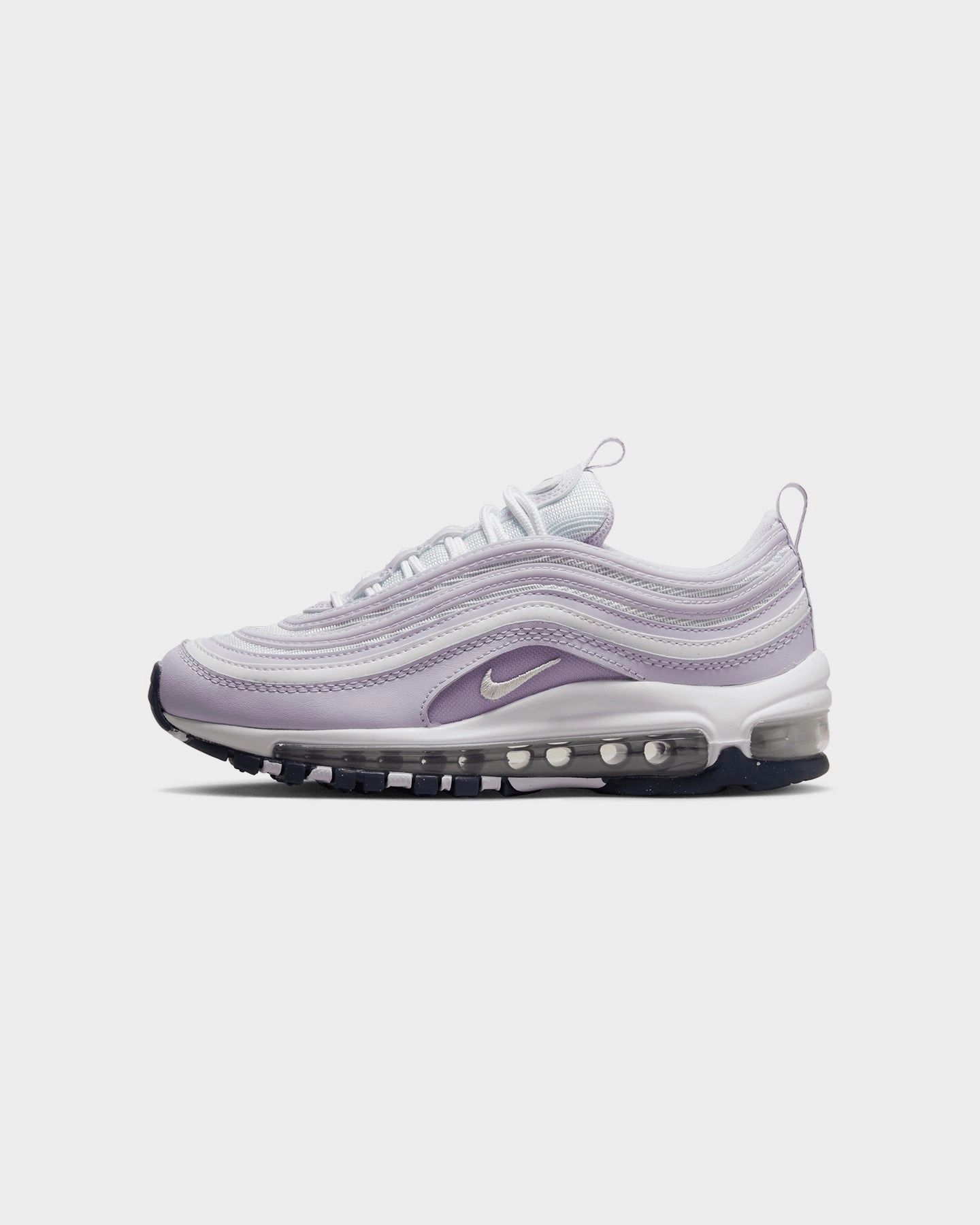 Sustainable Production Process Low Profile Cushion Nike Kids' Air Max 97 (GS) White/Metallic