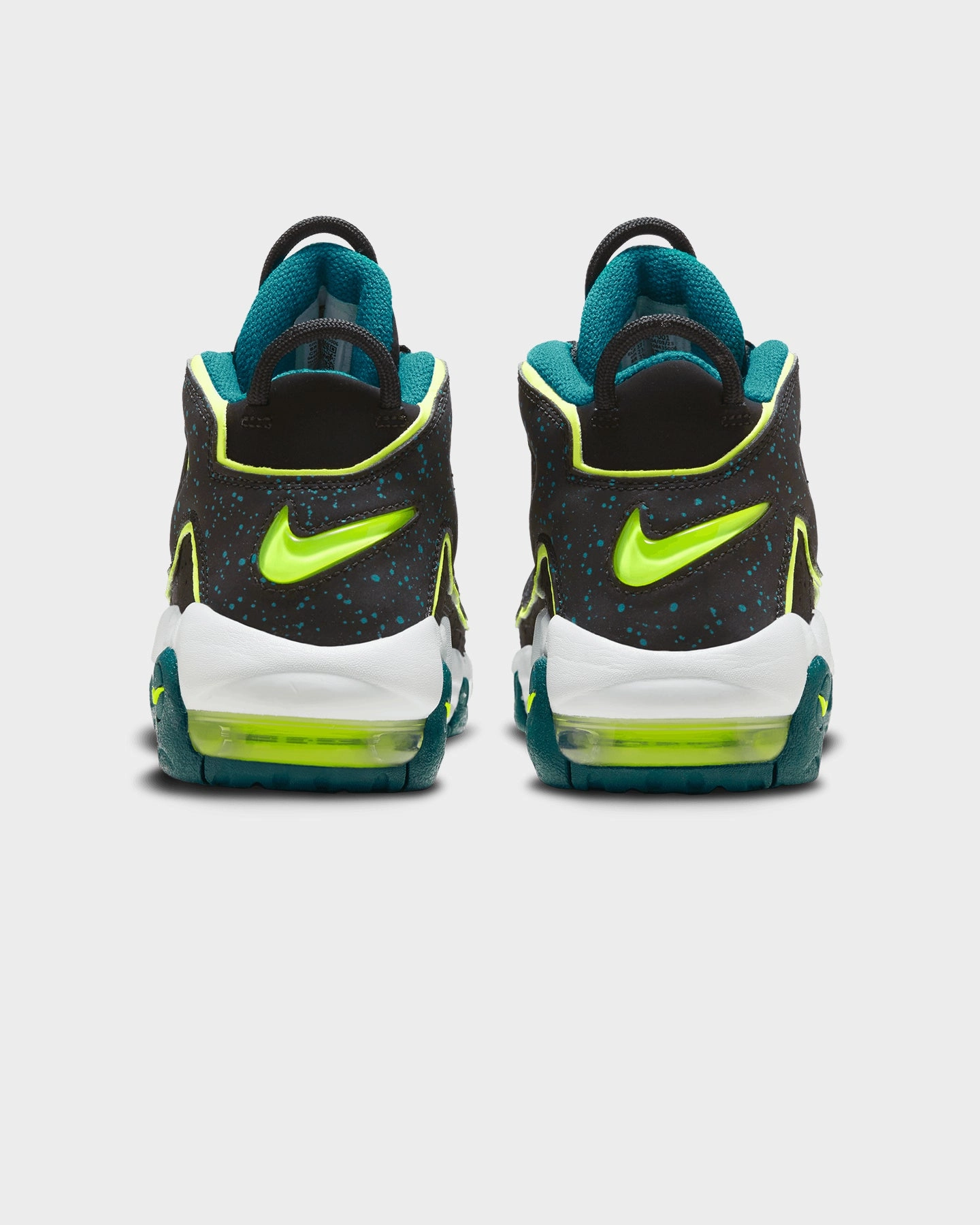 Slim Shape Hygienic Footbed Coating Nike Kids' Air More Uptempo (GS) Black/Volt