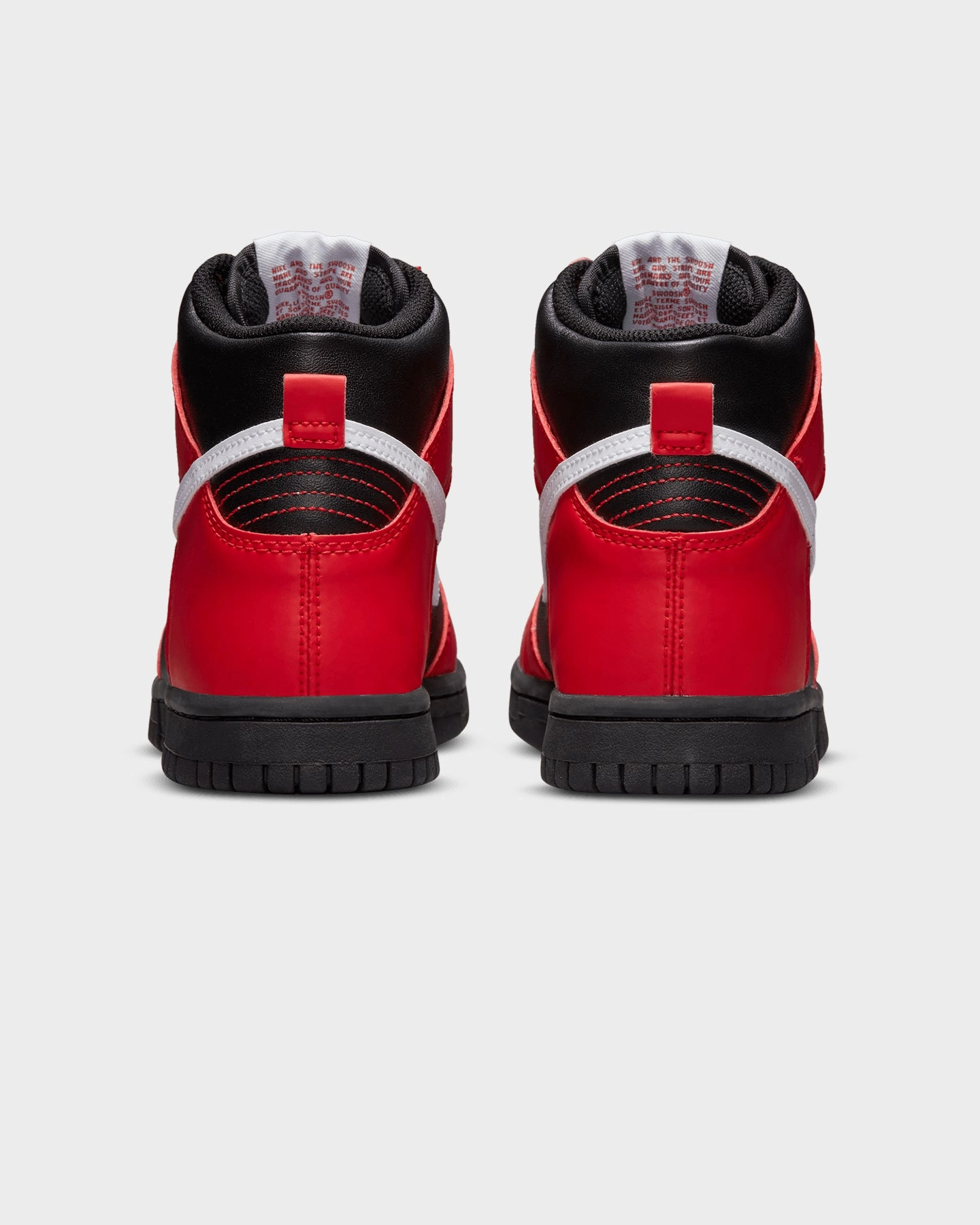 Abrasion Resistant Materials Nike Kids' Dunk High (GS) Black/White/University Red