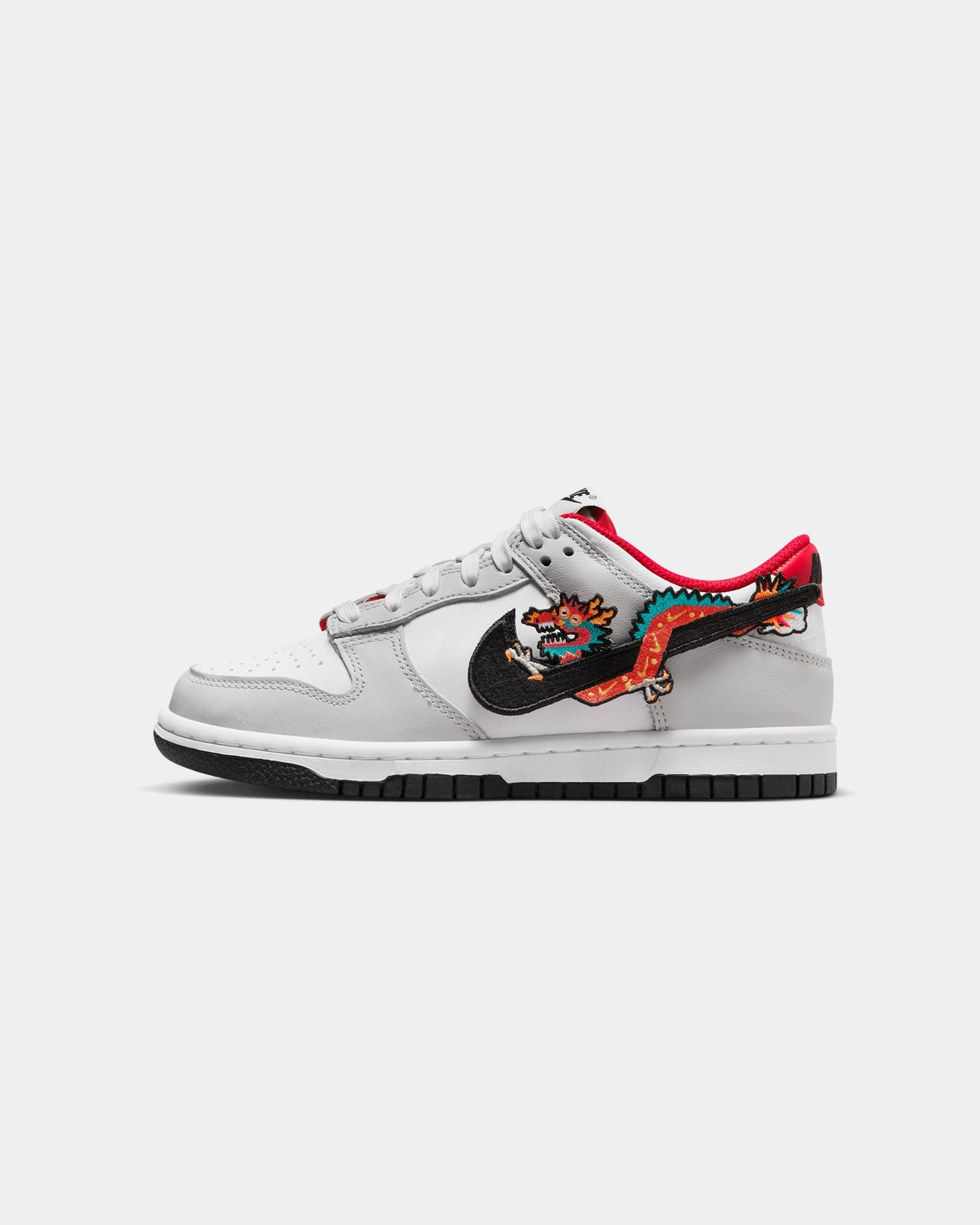 Smooth Base Nike Kids' Dunk Low BG 1 "Year Of The Dragon" (GS) White/Black
