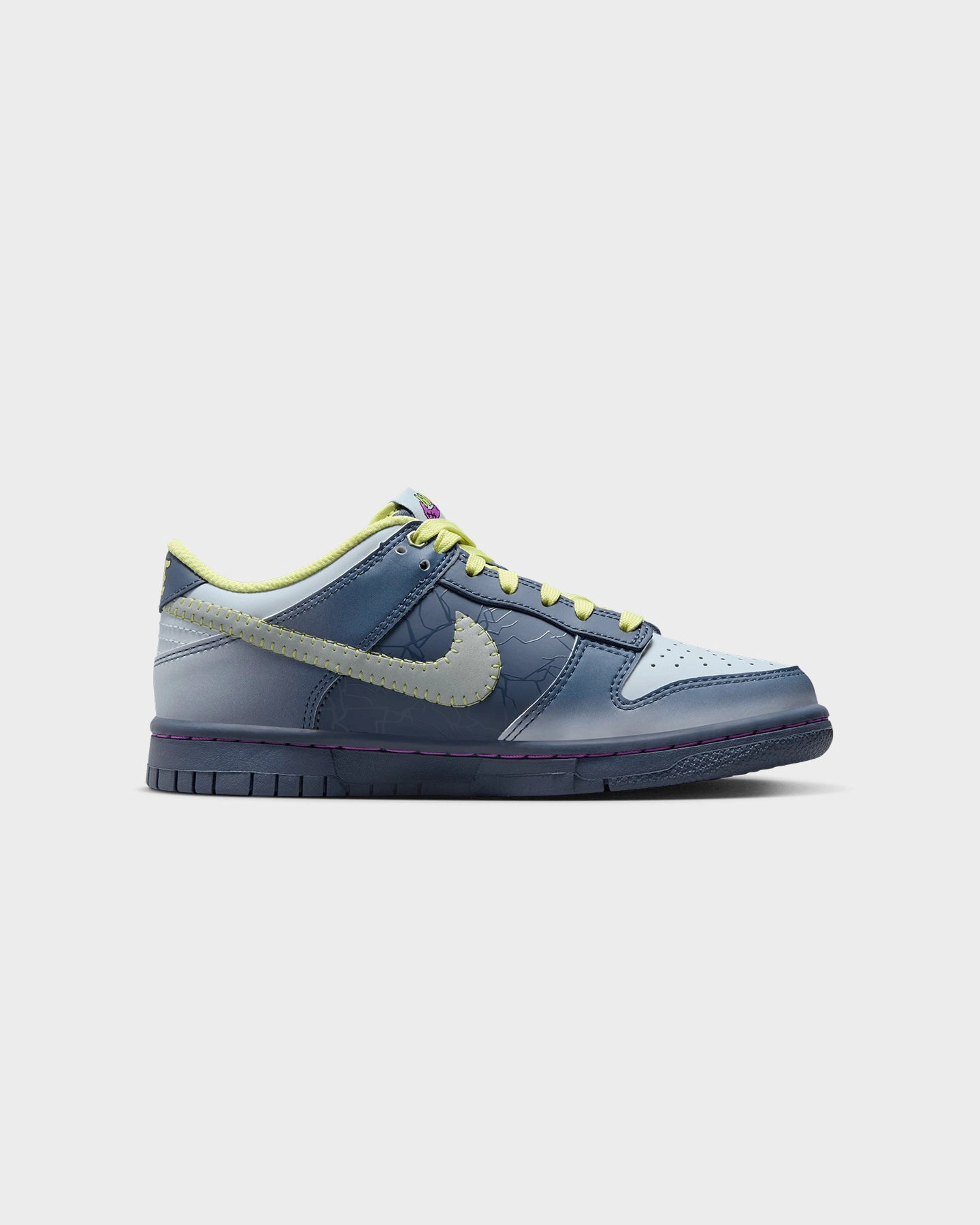 Lace Design Comfort Insoles Nike Kids' Dunk Low BG "Halloween" (GS) Diffused Blue/Blue TInt