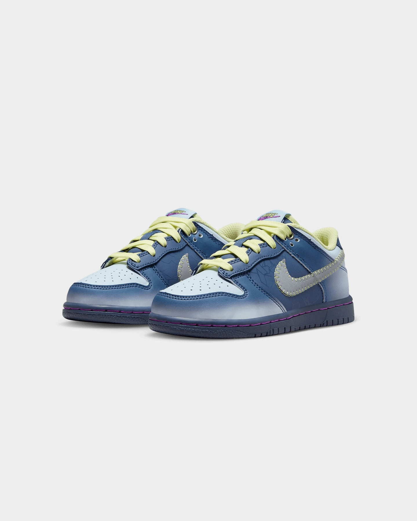 Nike Kids' Dunk Low BP (GS) Diffused Blue/Blue Tint Versatile lining