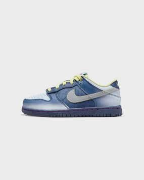 Nike Kids' Dunk Low BP (GS) Diffused Blue/Blue Tint Lean Build Travel Active