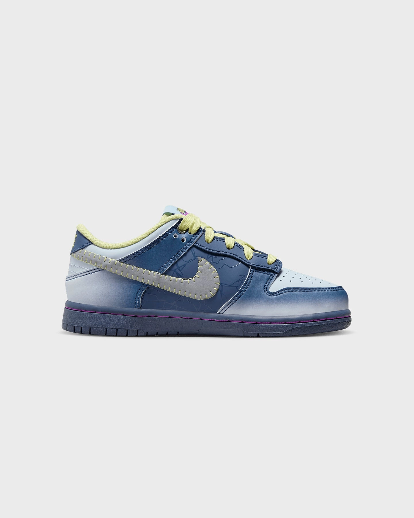 Slip Form Nike Kids' Dunk Low BP (GS) Diffused Blue/Blue Tint