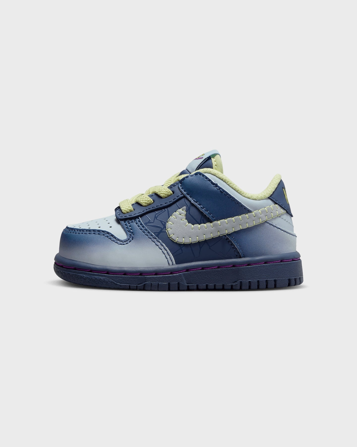 Function driven Smooth Lines Nike Kids' Dunk Low BT "Halloween" (TC) Diffused Blue/Blue TInt