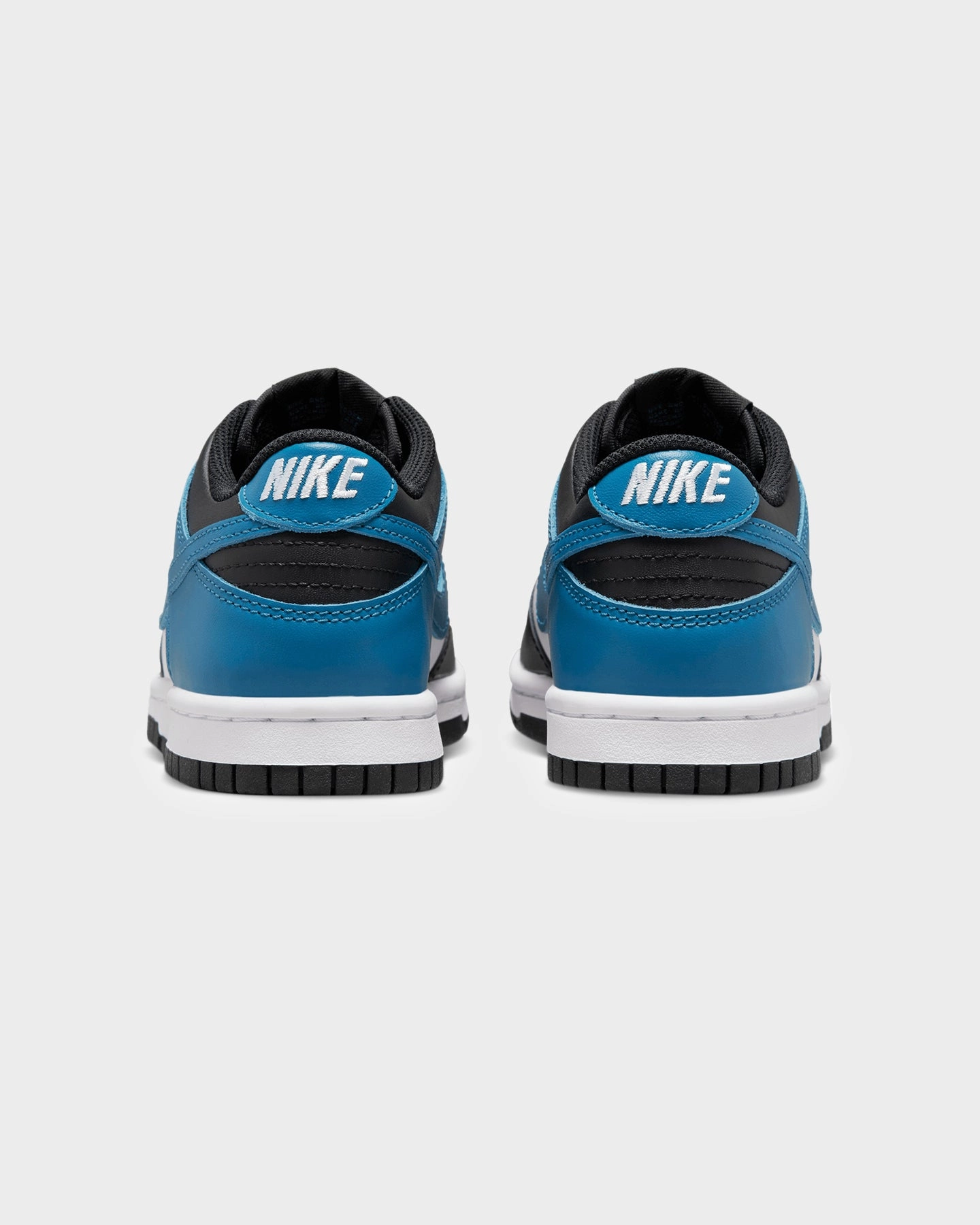 Nike Kids' Dunk Low (GS) "Black White Blue" Summit White/Indigo Foot Cushion Fashion Comfort