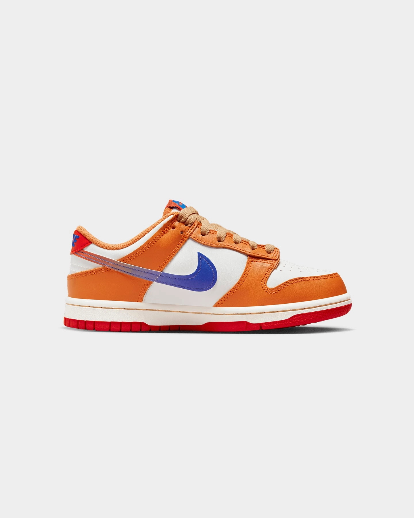Stitch Free Uppers Nike Kids' Dunk Low (GS) "Orange/Blue" Sail/Game Royal/University Red