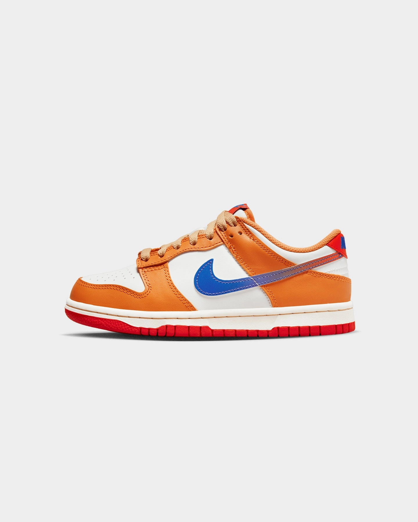 Outdoor Training Comfort Boost Nike Kids' Dunk Low (GS) "Orange/Blue" Sail/Game Royal/University Red