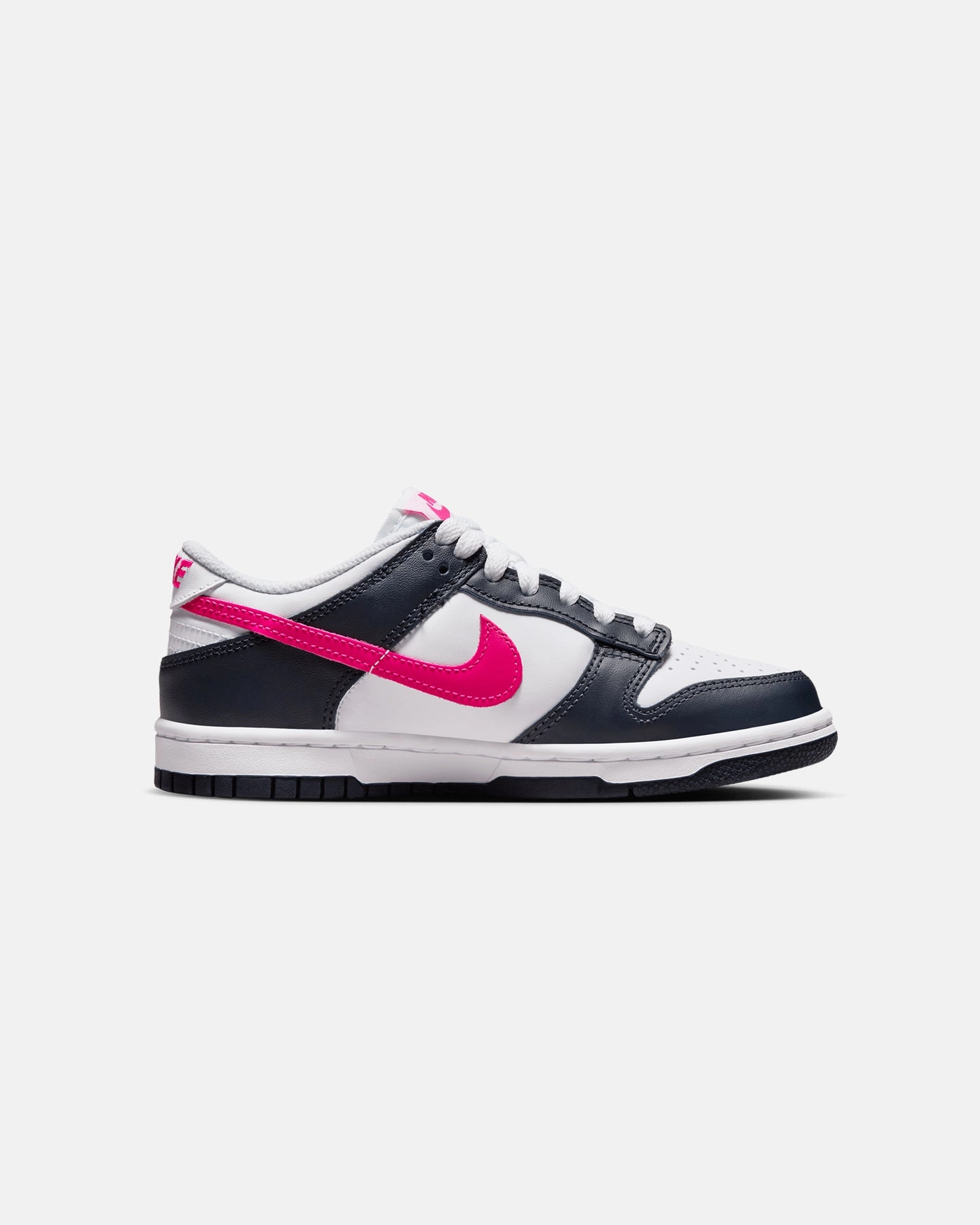 Nike Kids' Dunk Low (GS) Dark Obsidian/Fierce Pink Streetwear Style