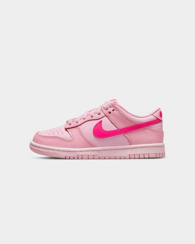 Unibody Construction Move Freely Nike Kids' Dunk Low (GS) Medium Soft Pink/Pink Foam/Hyper Pink