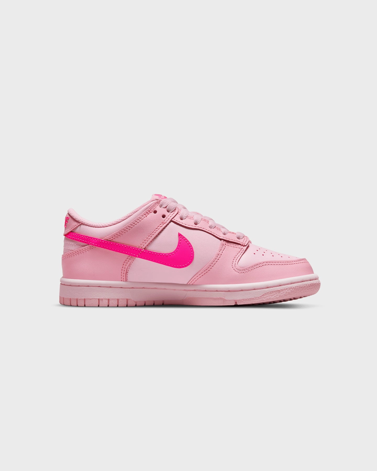 Nike Kids' Dunk Low (GS) Medium Soft Pink/Pink Foam/Hyper Pink Shock   Absorbing Quick Form